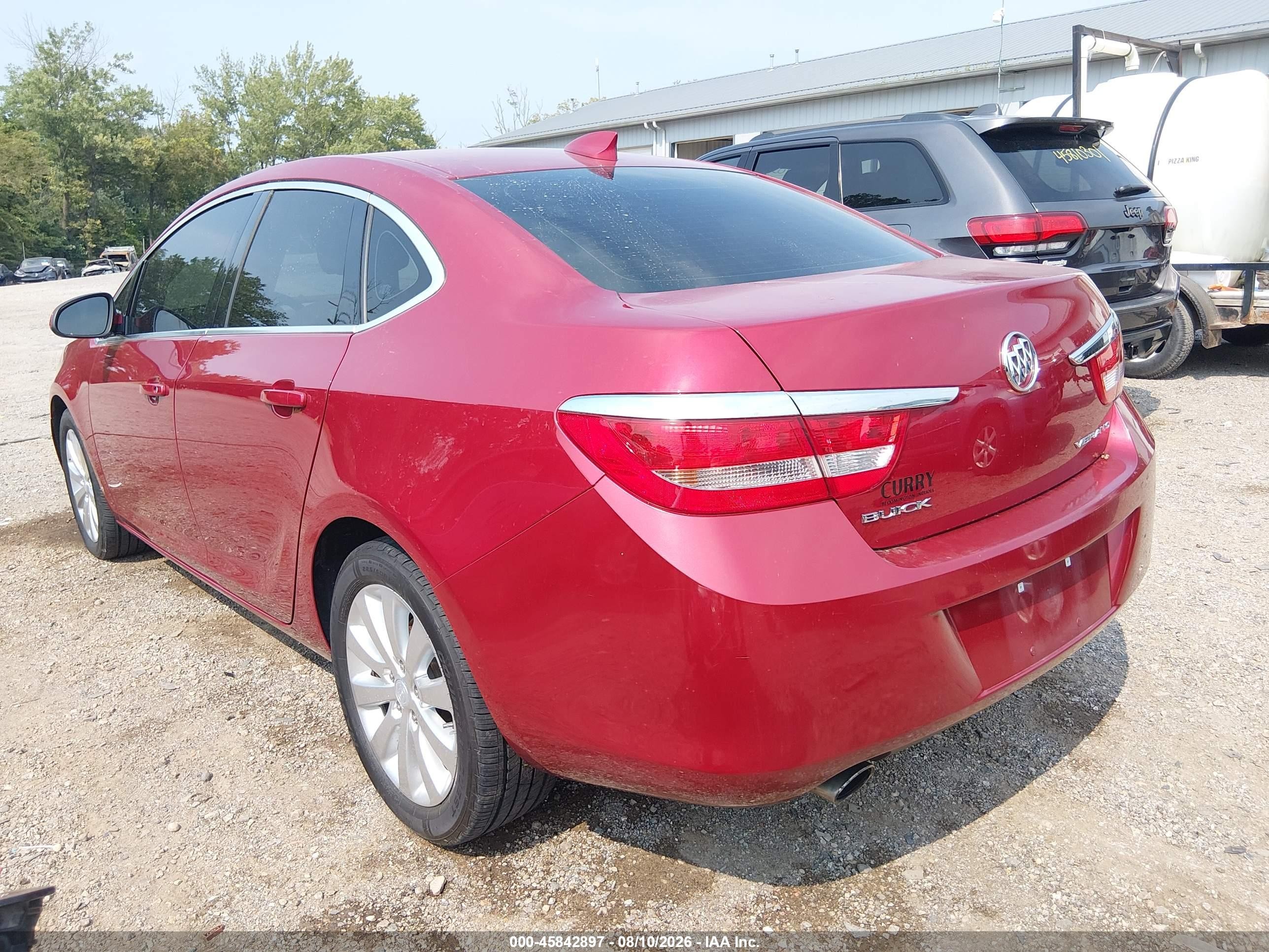 2015 Buick Verano   Red vin: 1G4PP5SK0F4218023