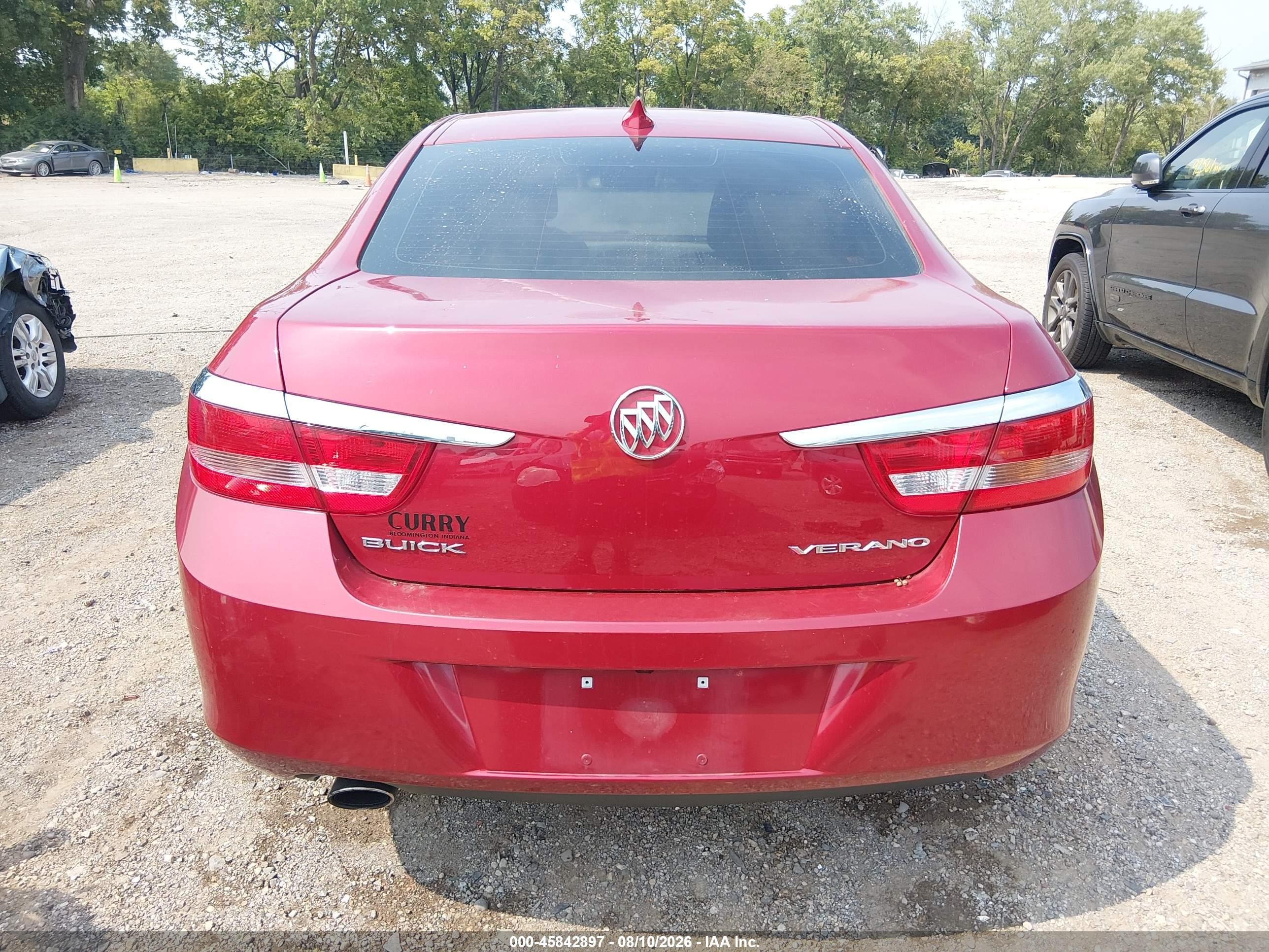 2015 Buick Verano   Red vin: 1G4PP5SK0F4218023