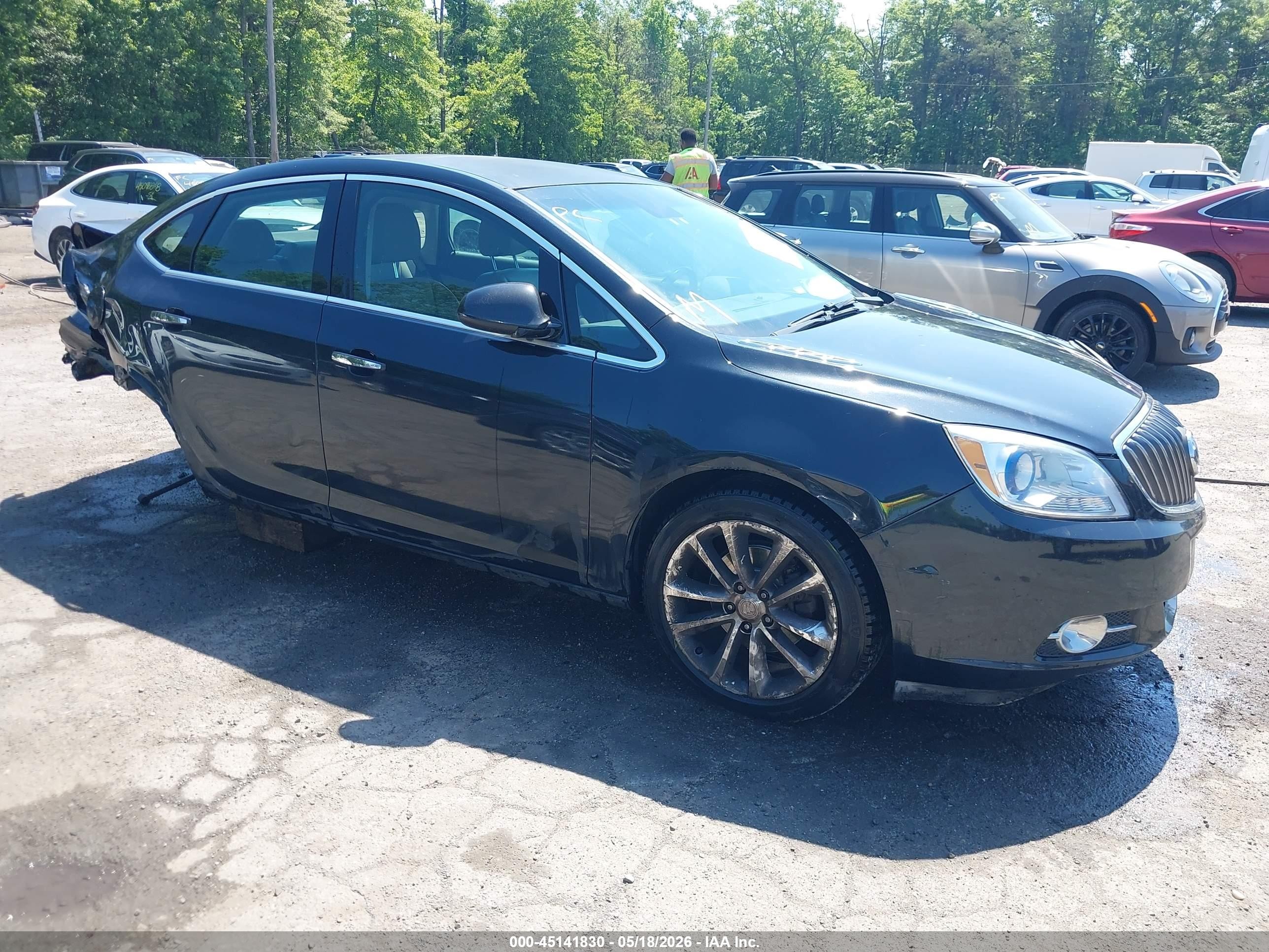 2013 Buick Verano Black vin: 1G4PP5SK1D4129929
