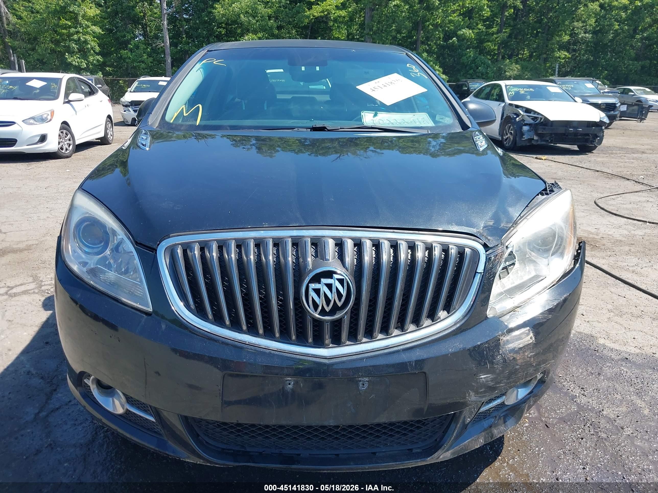 2013 Buick Verano Black vin: 1G4PP5SK1D4129929