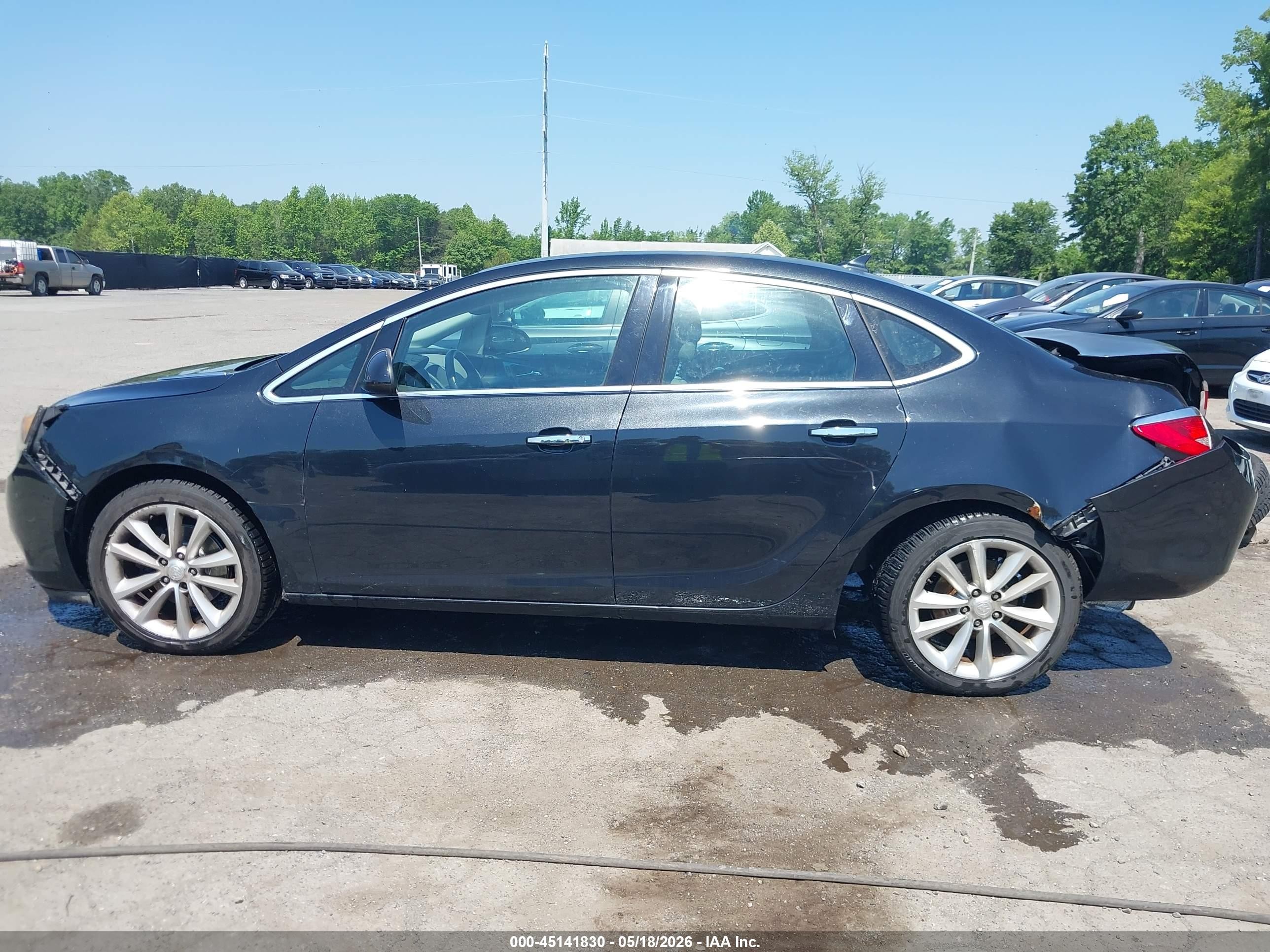 2013 Buick Verano Black vin: 1G4PP5SK1D4129929