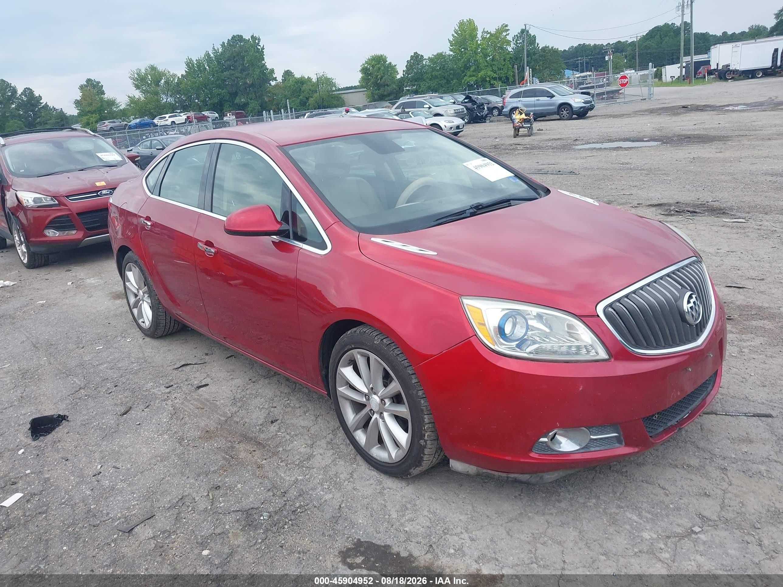 2013 Buick Verano   Red vin: 1G4PP5SK1D4130241