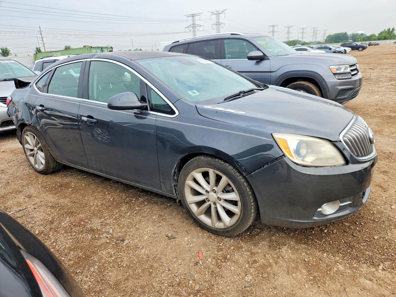 2014 Buick Verano Gray vin: 1G4PP5SK1E4213072