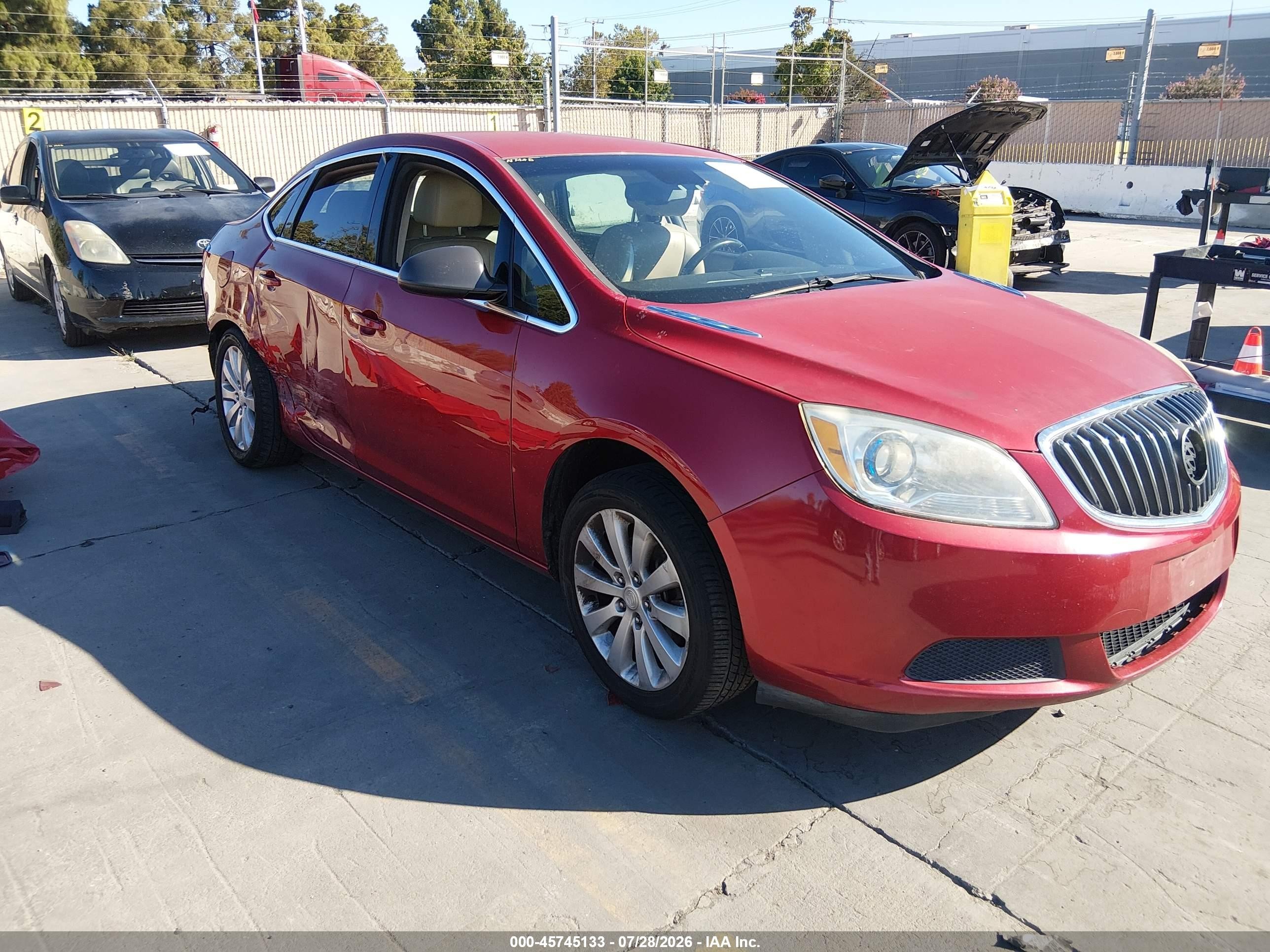 2015 Buick Verano   Maroon vin: 1G4PP5SK1F4159662