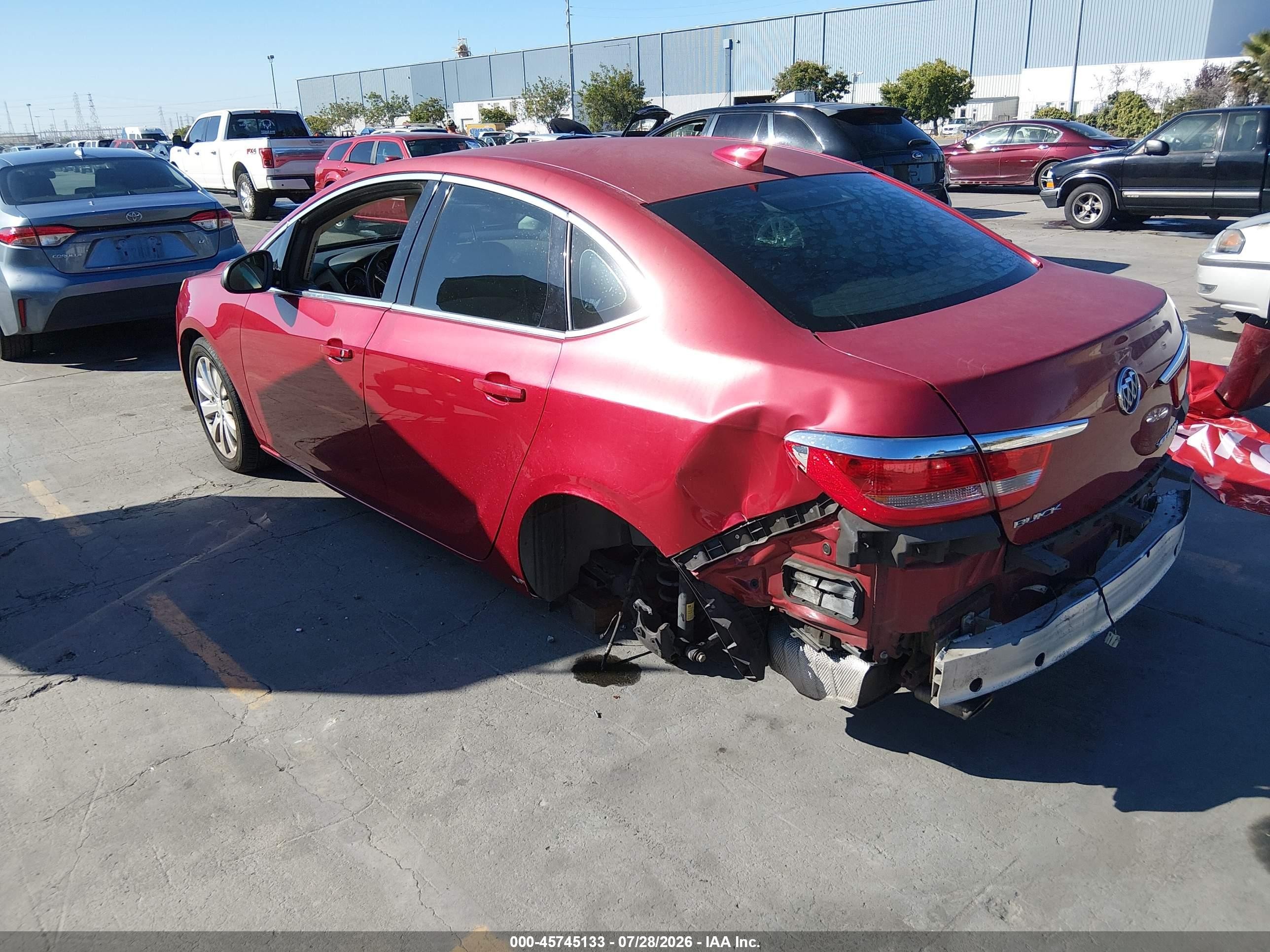 2015 Buick Verano   Maroon vin: 1G4PP5SK1F4159662
