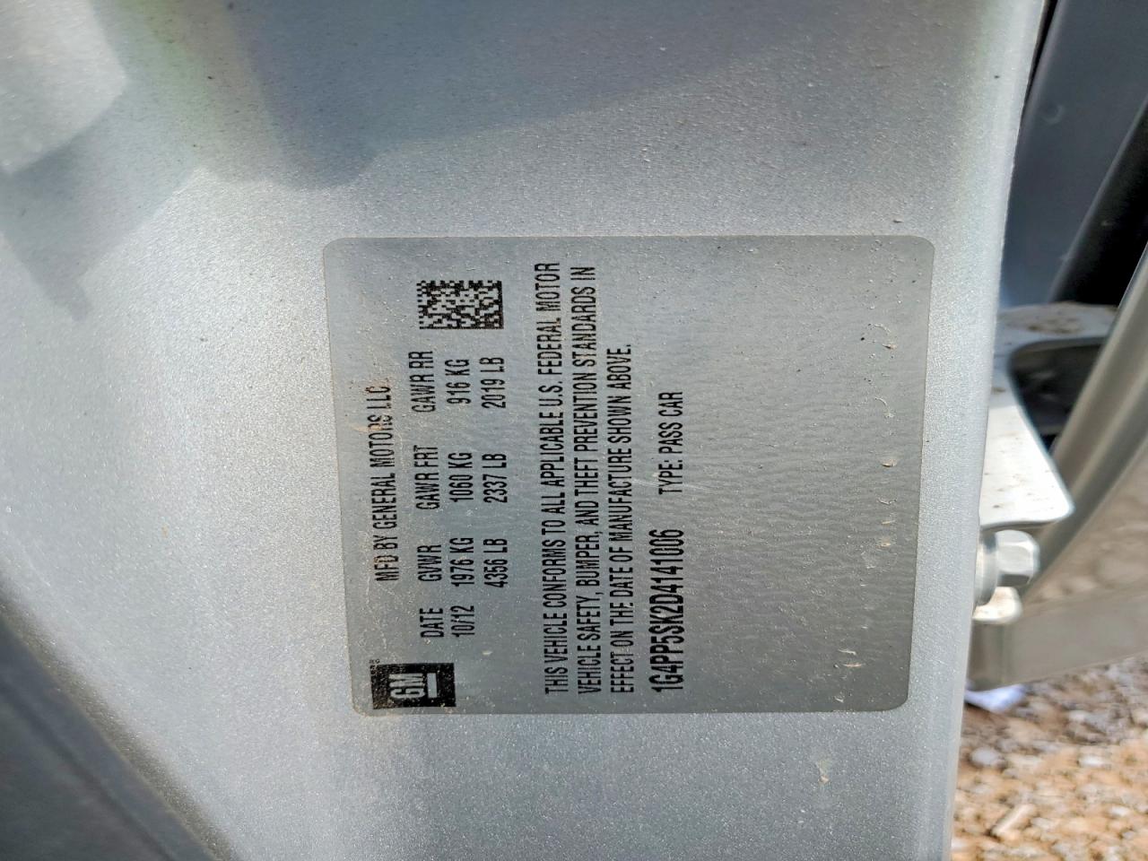 2013 Buick Verano Silver vin: 1G4PP5SK2D4141006