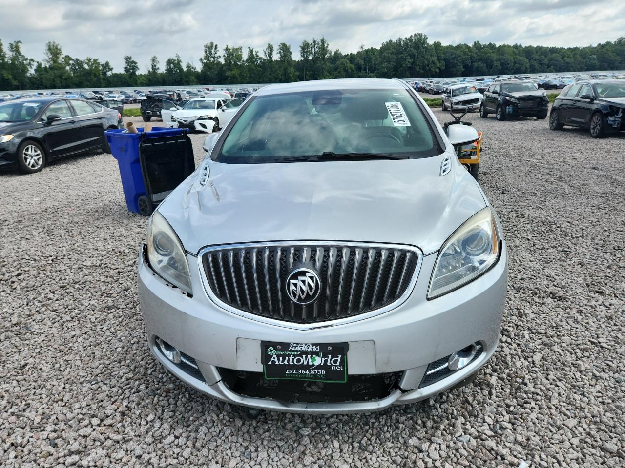 2013 Buick Verano Silver vin: 1G4PP5SK2D4235581