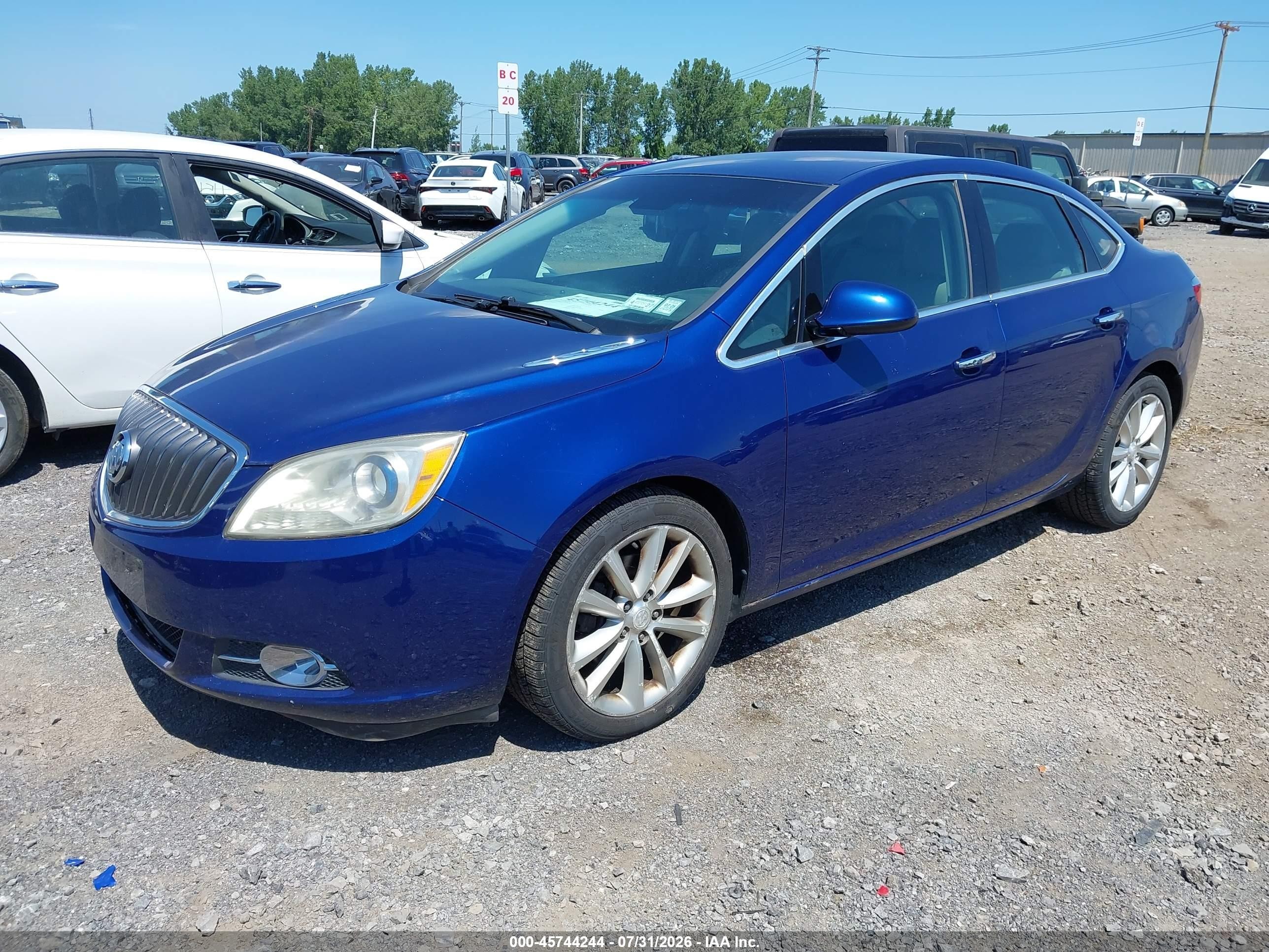 2013 Buick Verano   Blue vin: 1G4PP5SK2D4246161