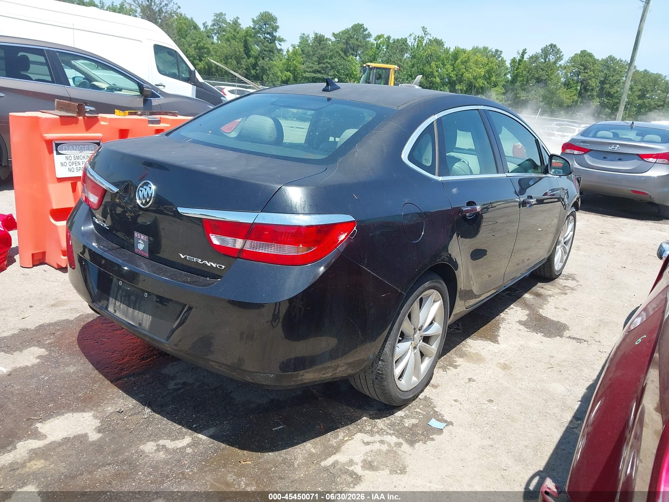 2014 Buick Verano Black vin: 1G4PP5SK2E4108315