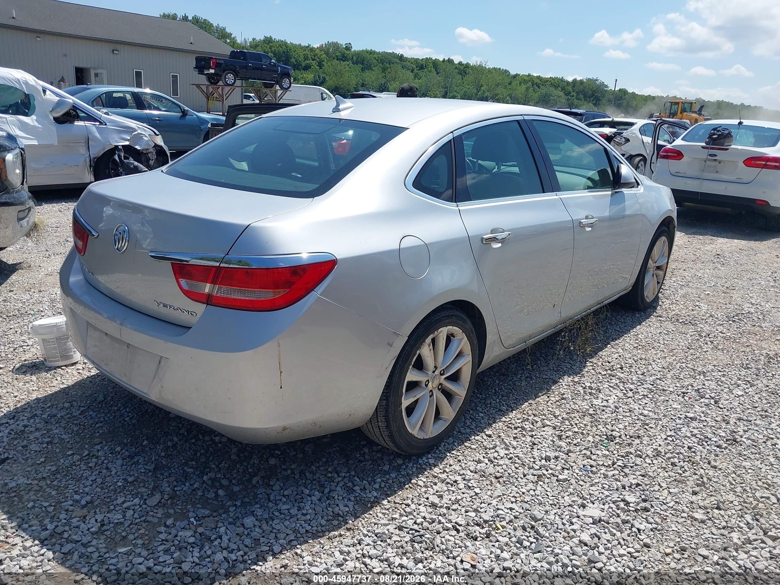 2014 Buick Verano   Silver vin: 1G4PP5SK2E4111828