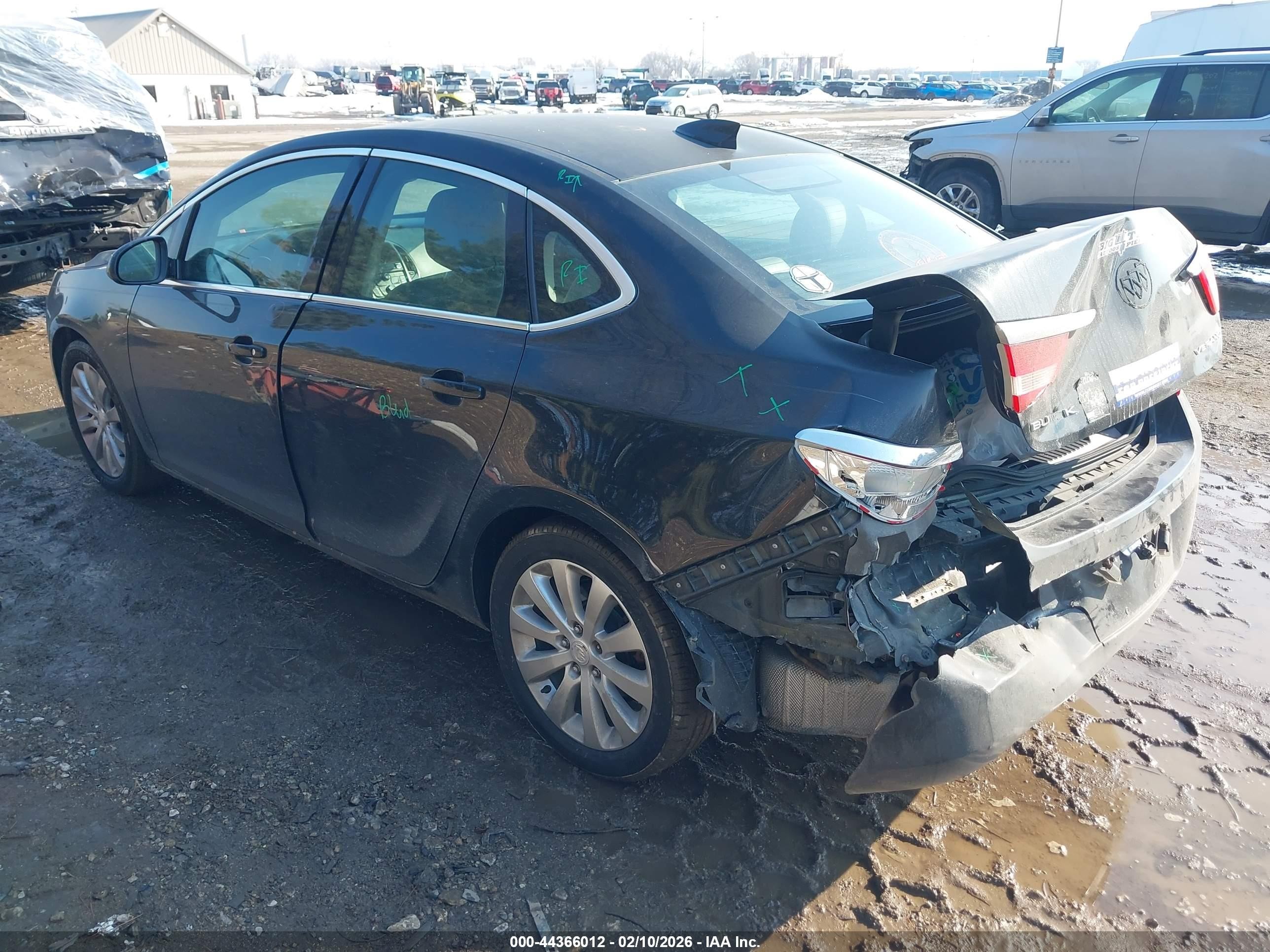 2015 Buick Verano   Gray vin: 1G4PP5SK2F4159170