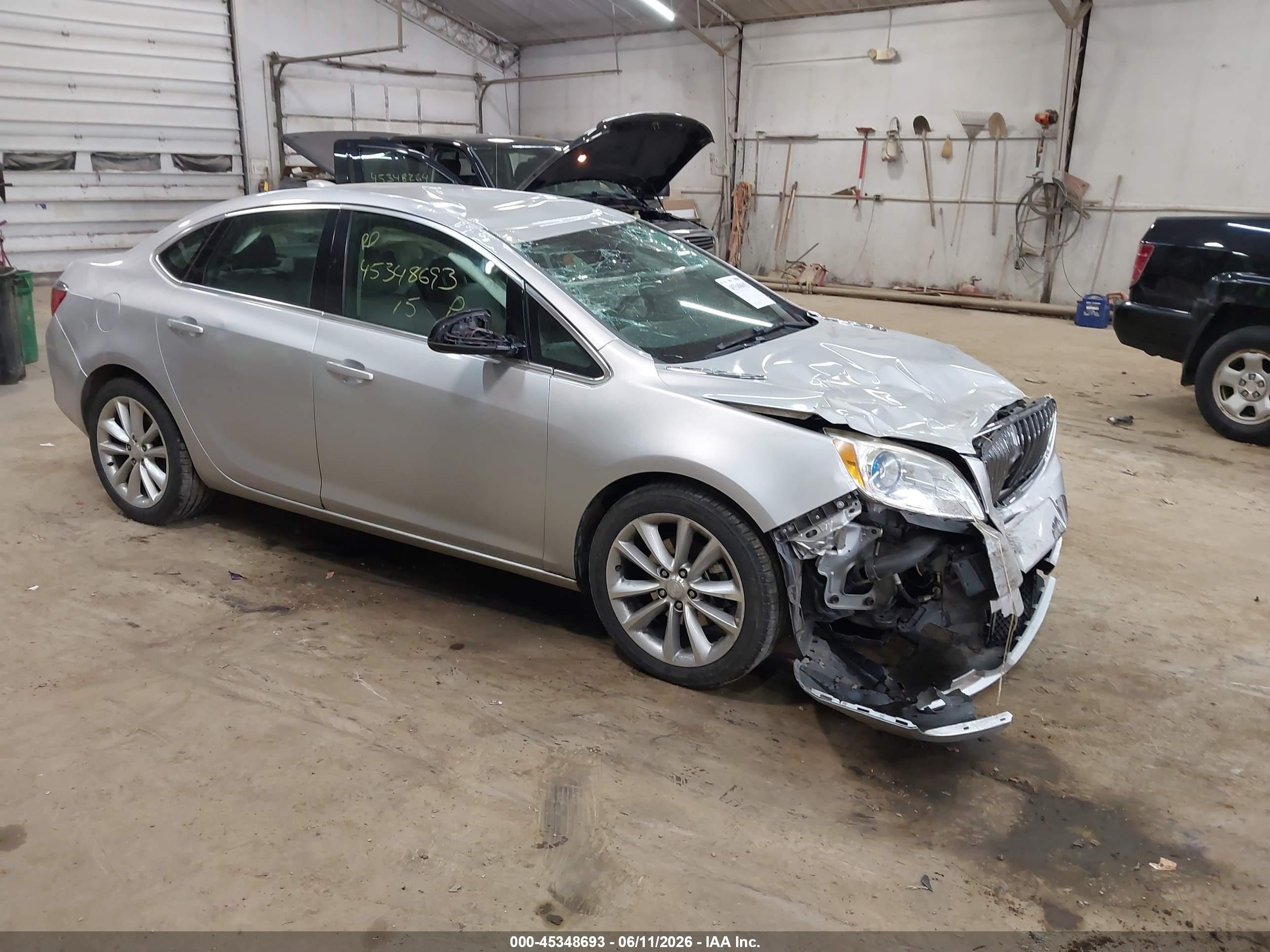 2015 Buick Verano   Silver vin: 1G4PP5SK2F4219531