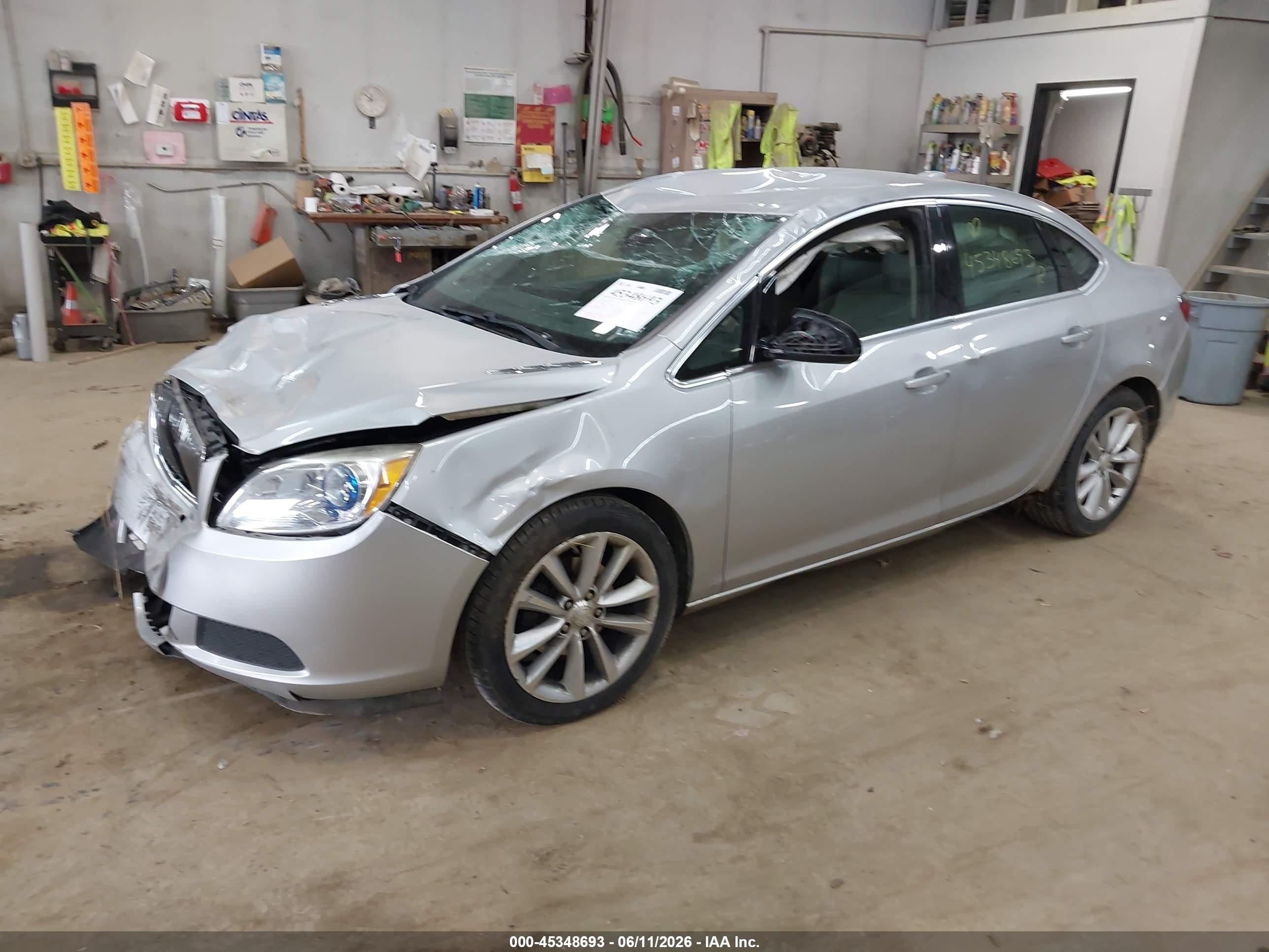 2015 Buick Verano   Silver vin: 1G4PP5SK2F4219531