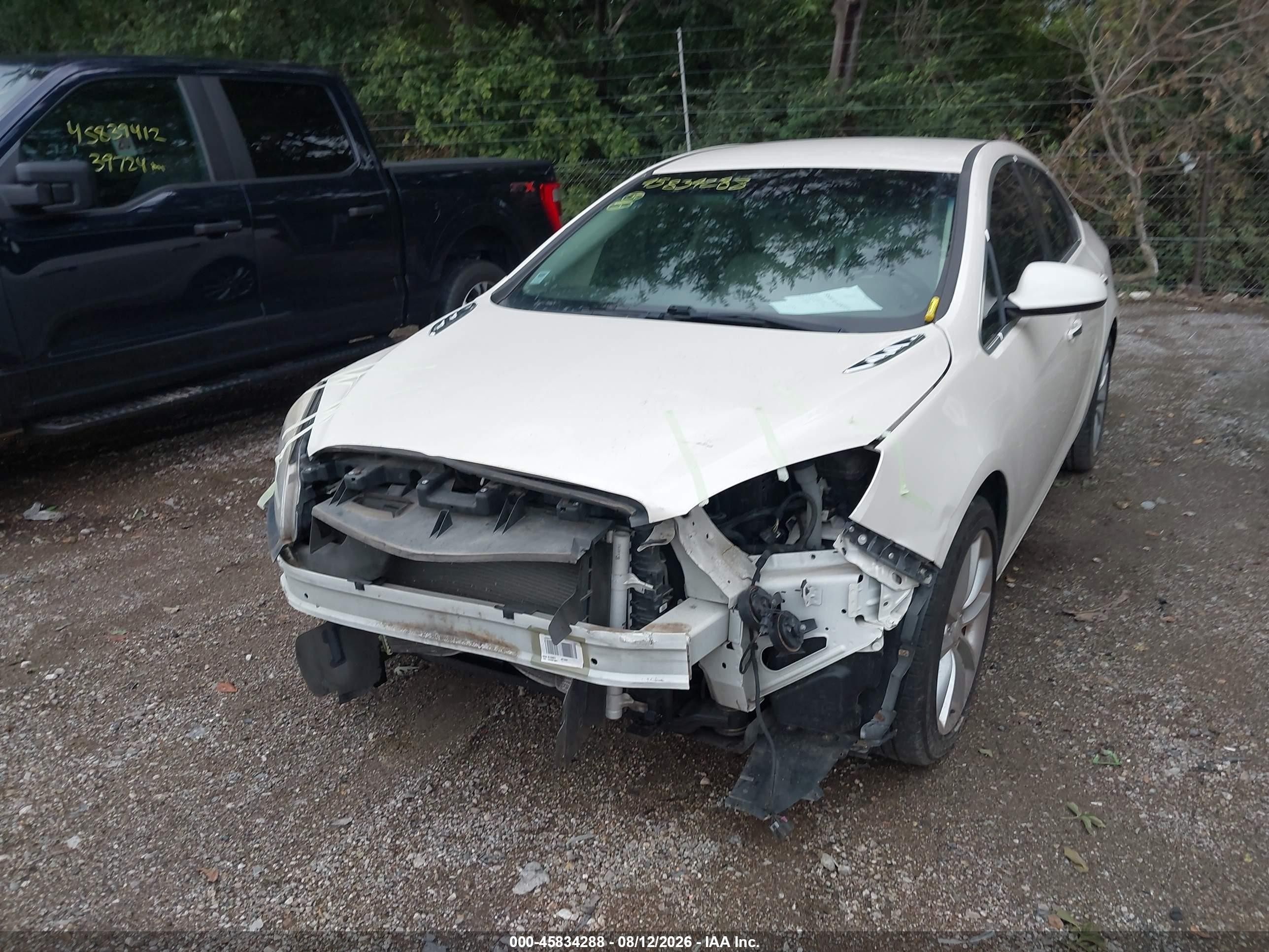 2012 Buick Verano   White vin: 1G4PP5SK3C4117165