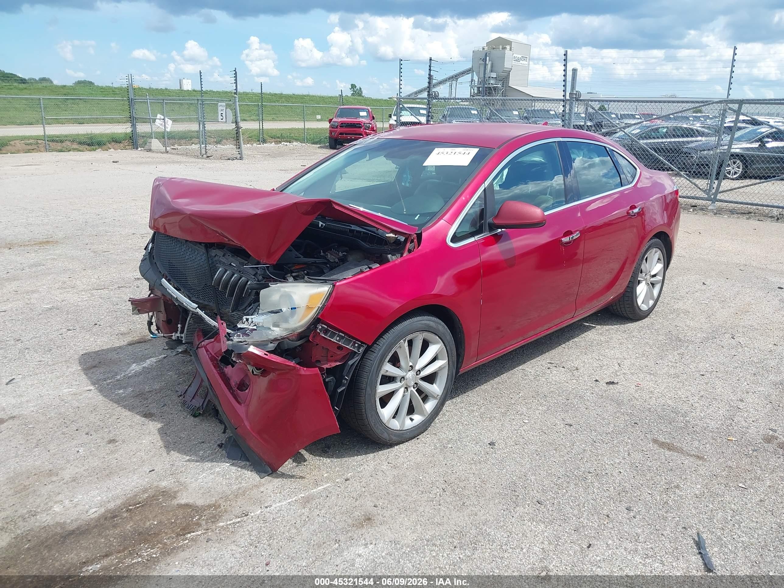 2012 Buick Verano   Red vin: 1G4PP5SK3C4201227
