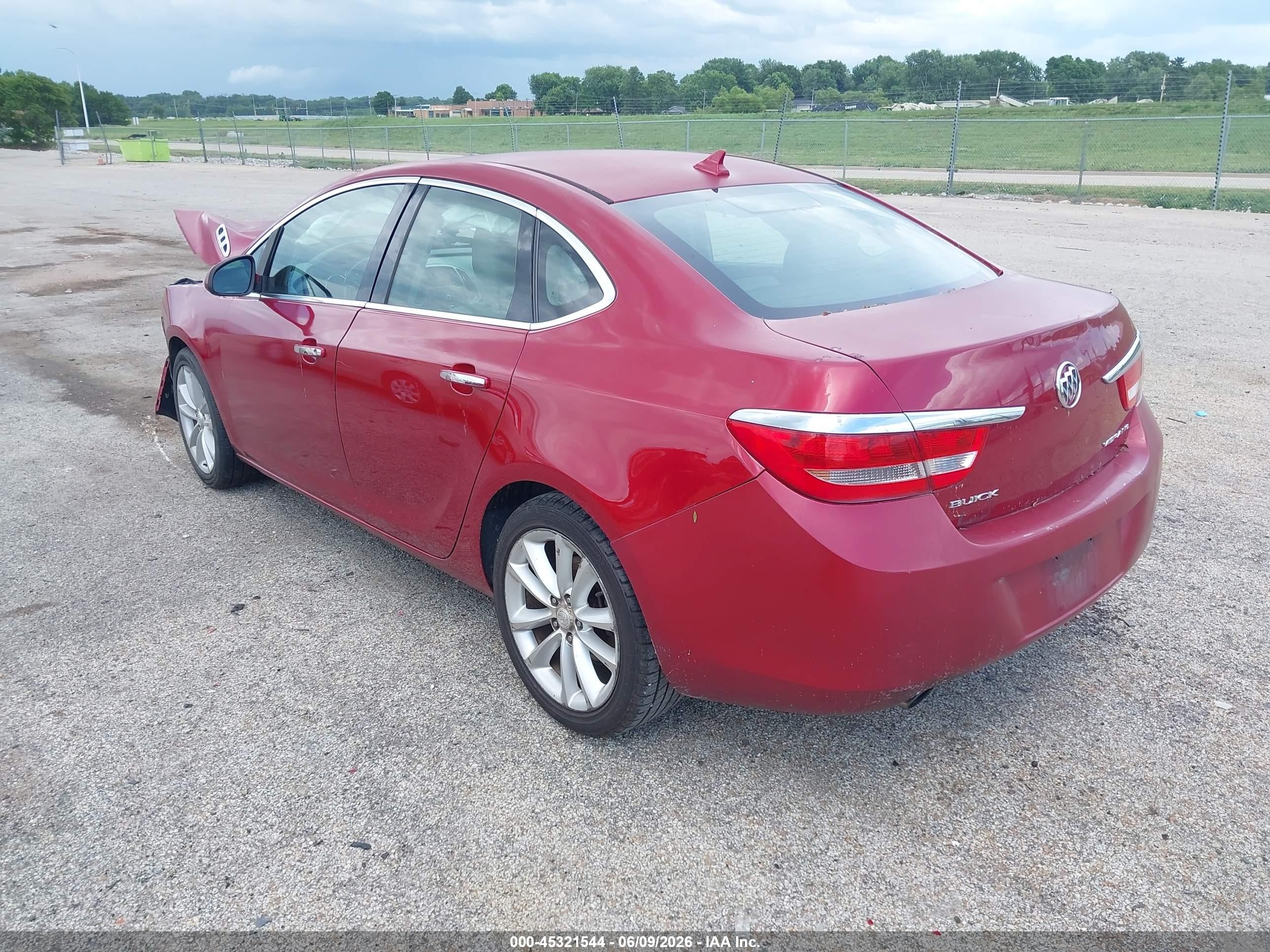2012 Buick Verano   Red vin: 1G4PP5SK3C4201227