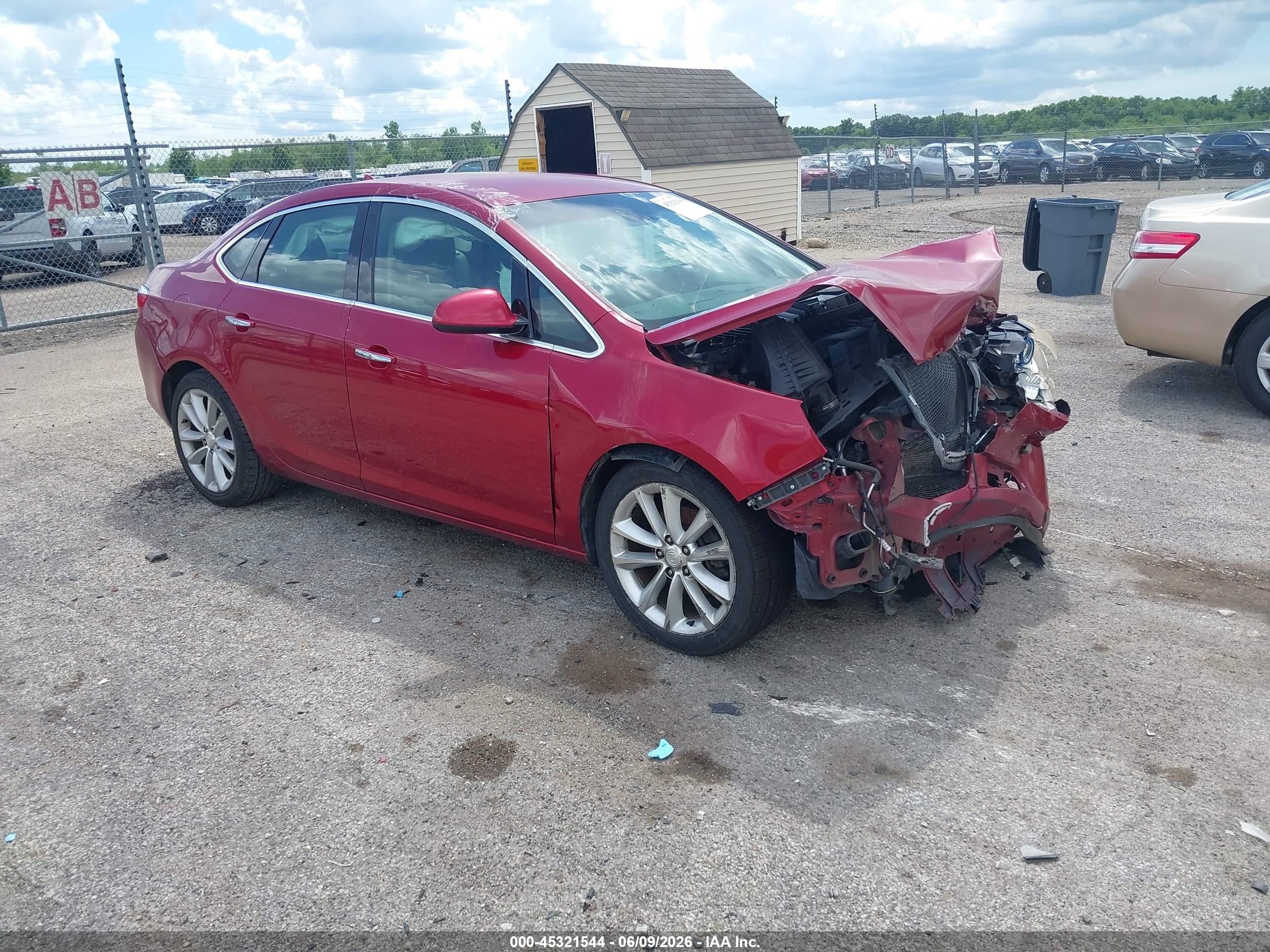 2012 Buick Verano   Red vin: 1G4PP5SK3C4201227