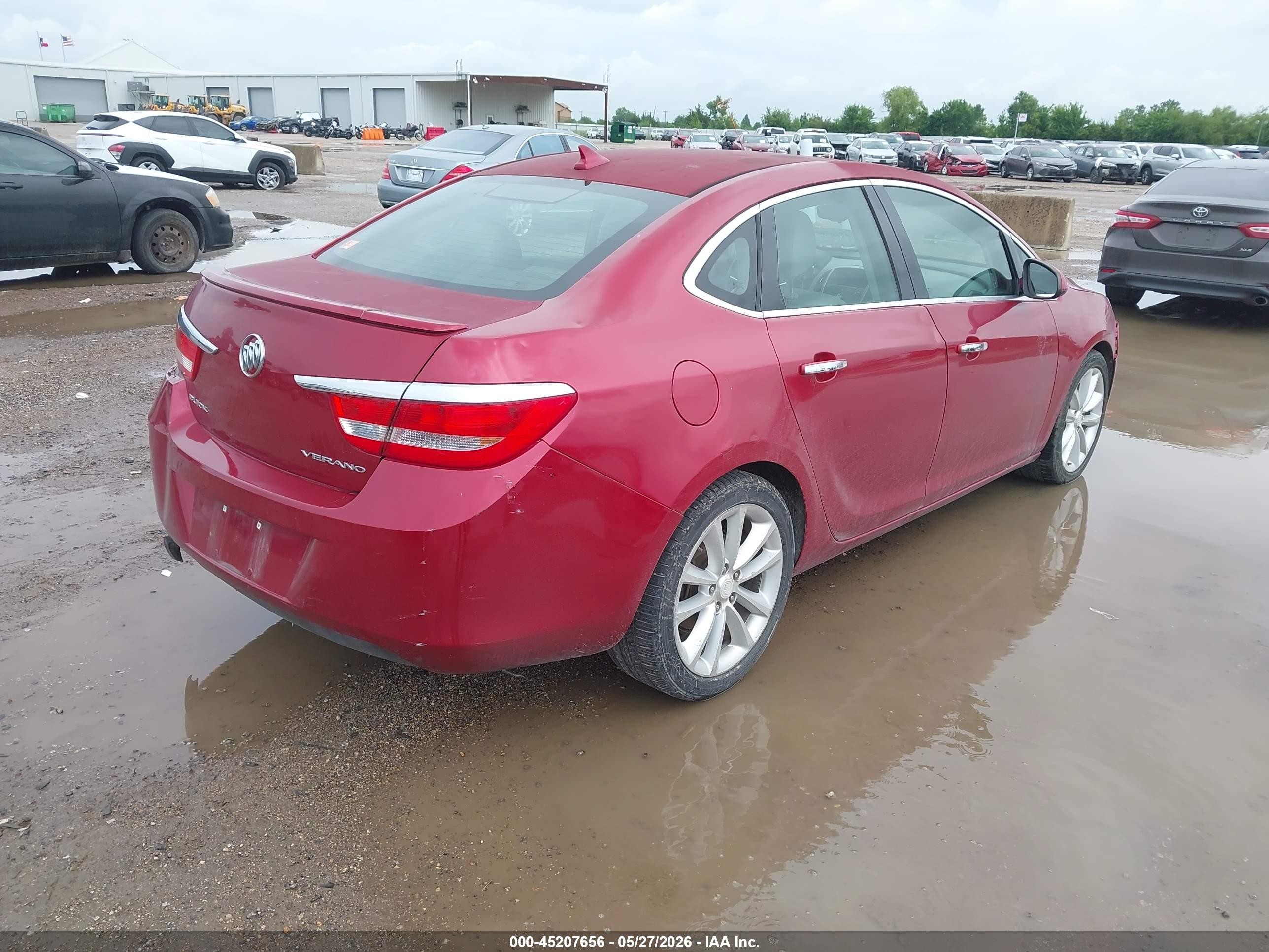 2012 Buick Verano   Red vin: 1G4PP5SK3C4230081