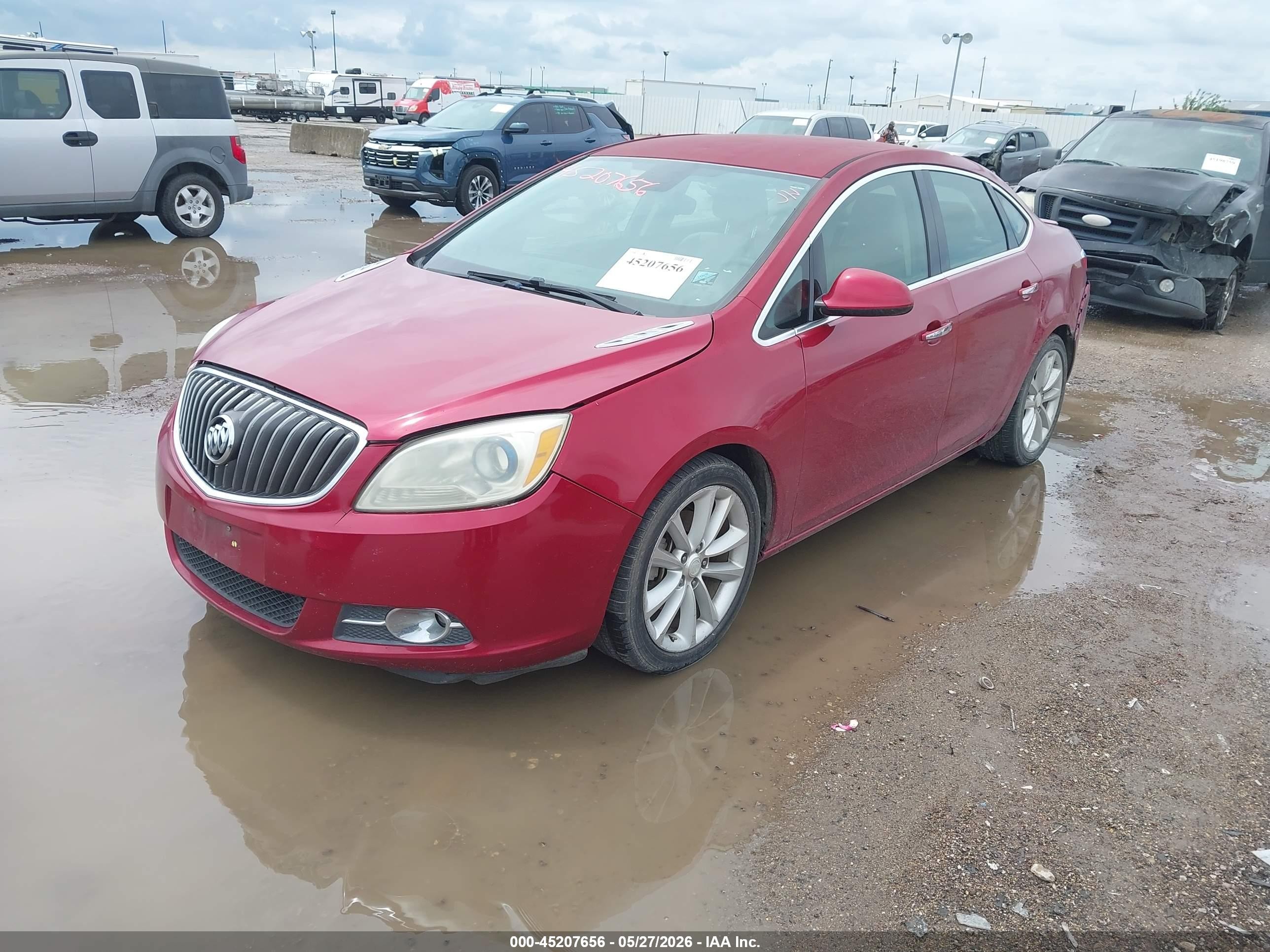 2012 Buick Verano   Red vin: 1G4PP5SK3C4230081