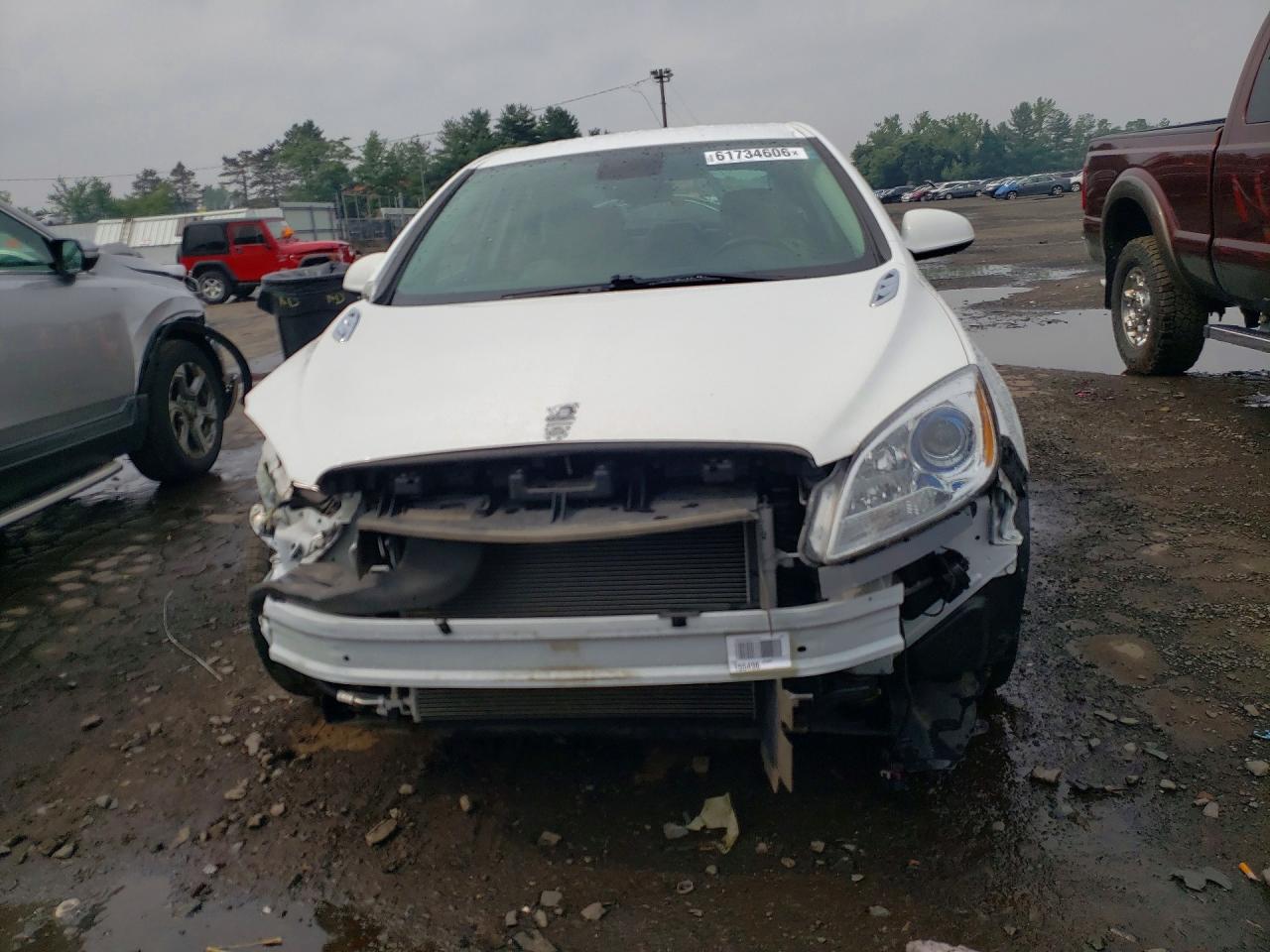 2013 Buick Verano White vin: 1G4PP5SK3D4120875