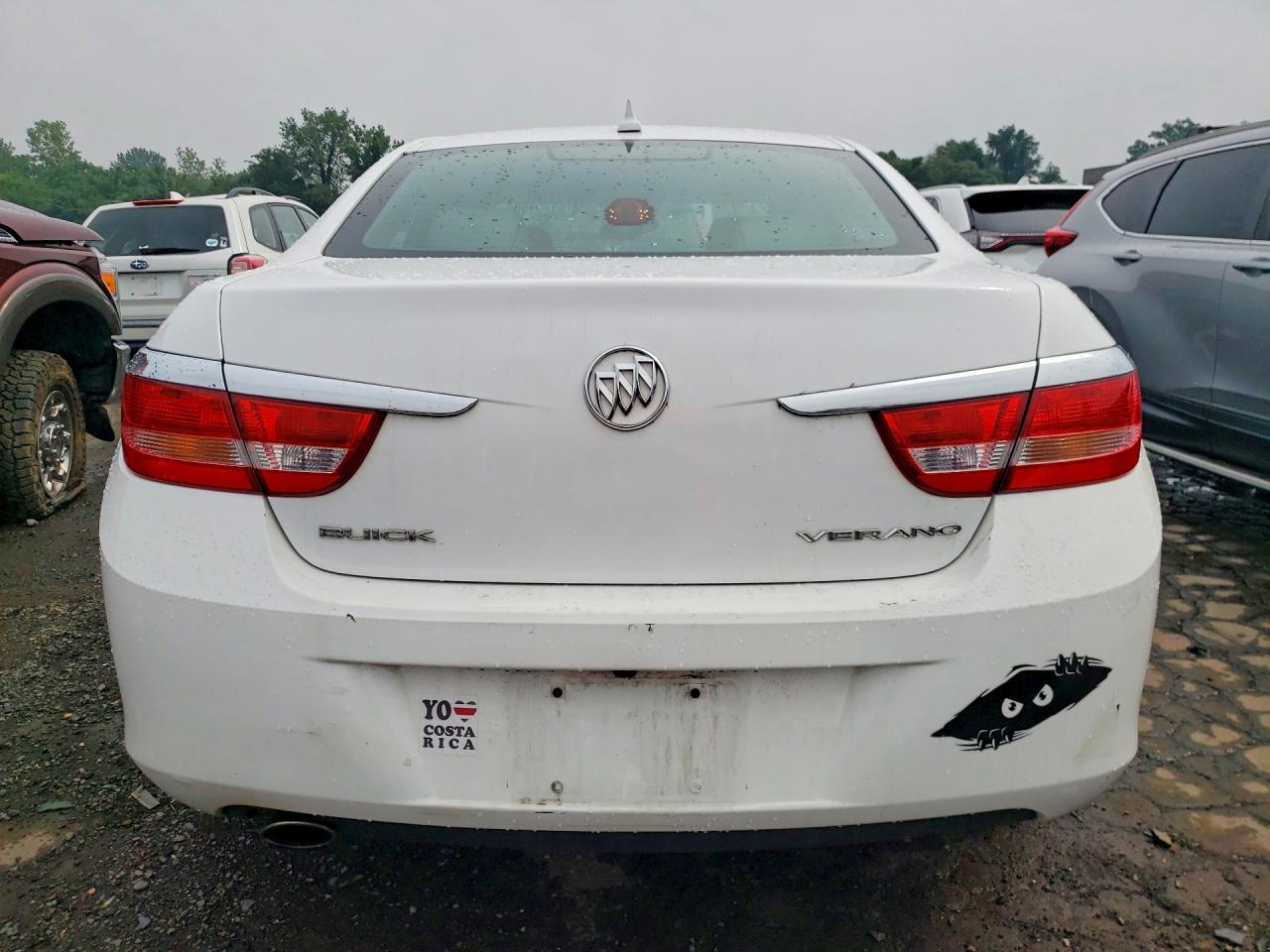 2013 Buick Verano White vin: 1G4PP5SK3D4120875