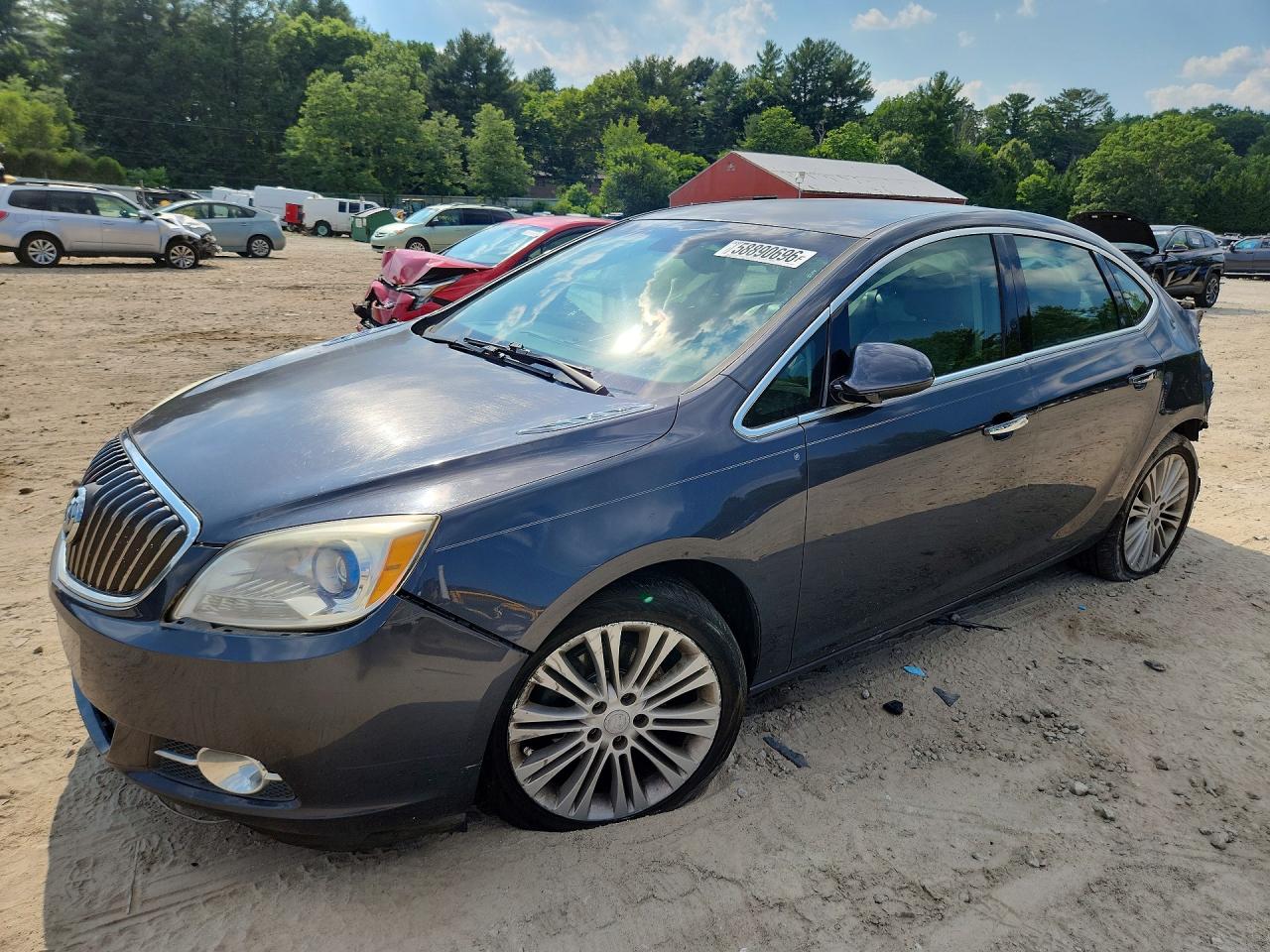 2013 Buick Verano Gray vin: 1G4PP5SK3D4171664