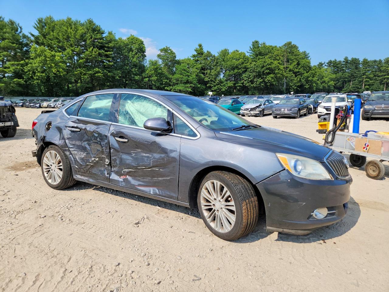 2013 Buick Verano Gray vin: 1G4PP5SK3D4171664