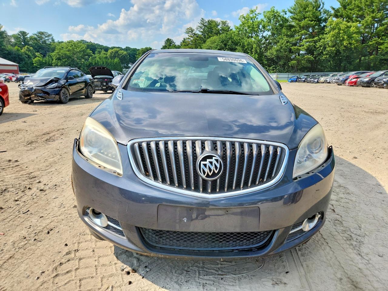 2013 Buick Verano Gray vin: 1G4PP5SK3D4171664