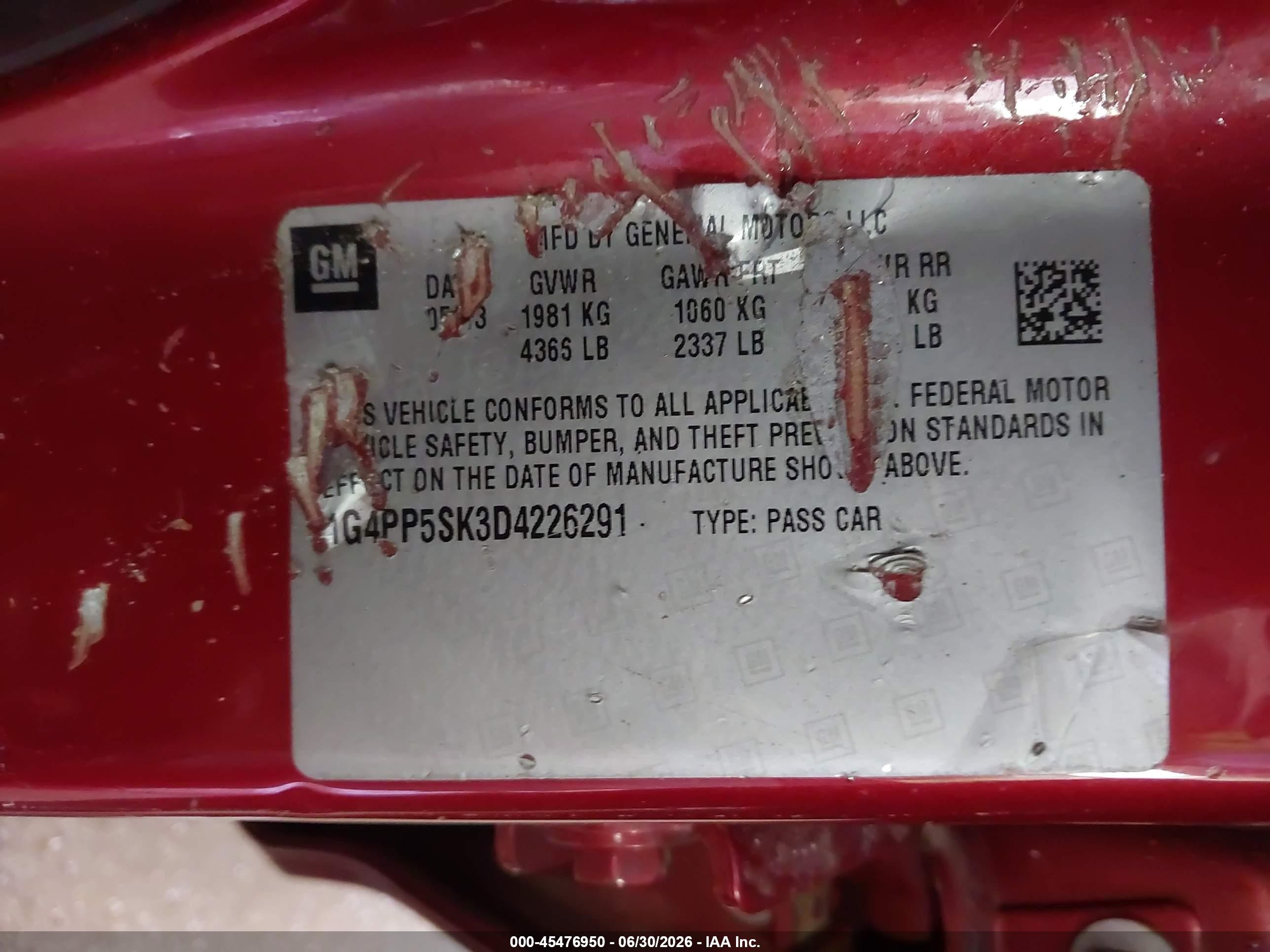 2013 Buick Verano   Red vin: 1G4PP5SK3D4226291