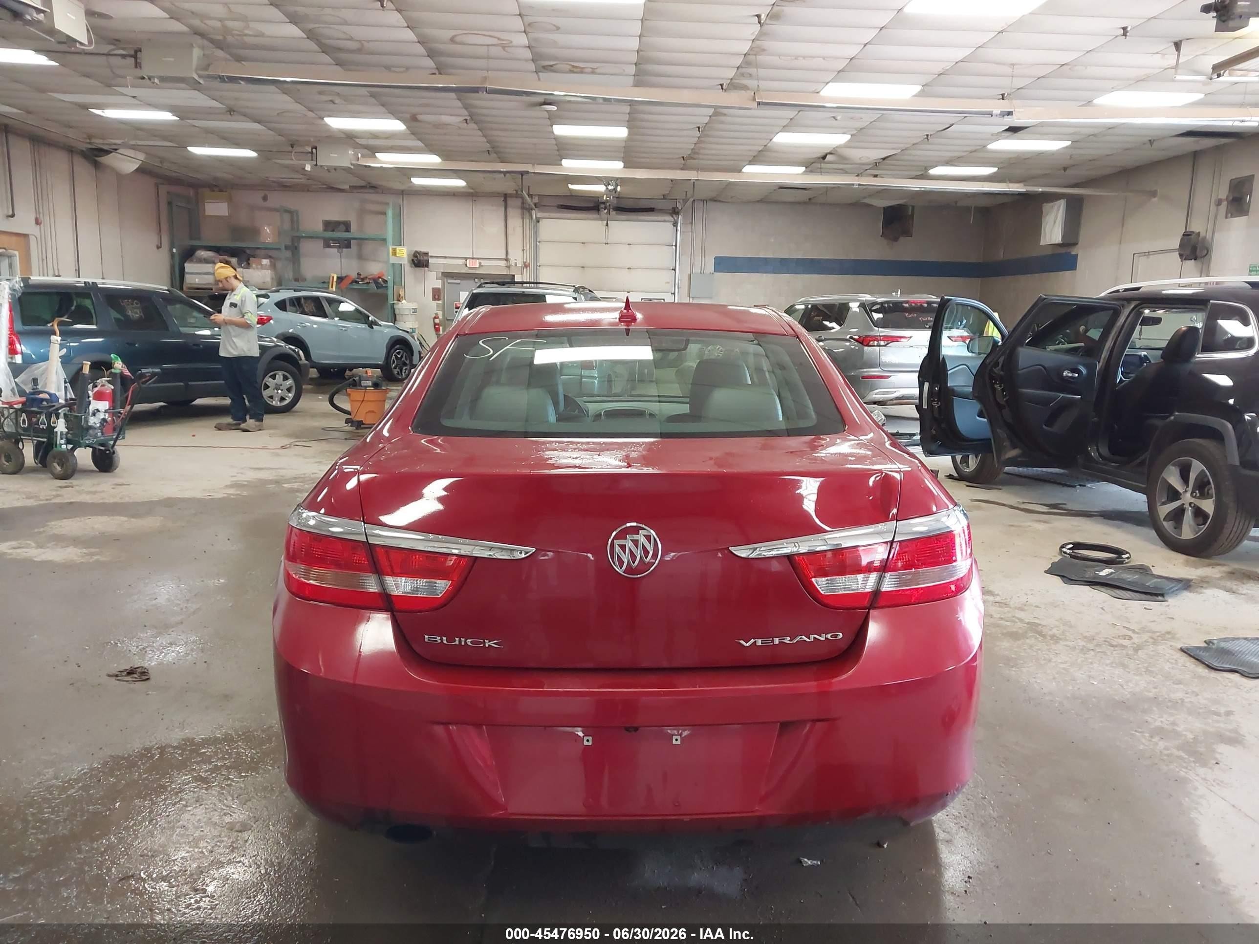 2013 Buick Verano   Red vin: 1G4PP5SK3D4226291