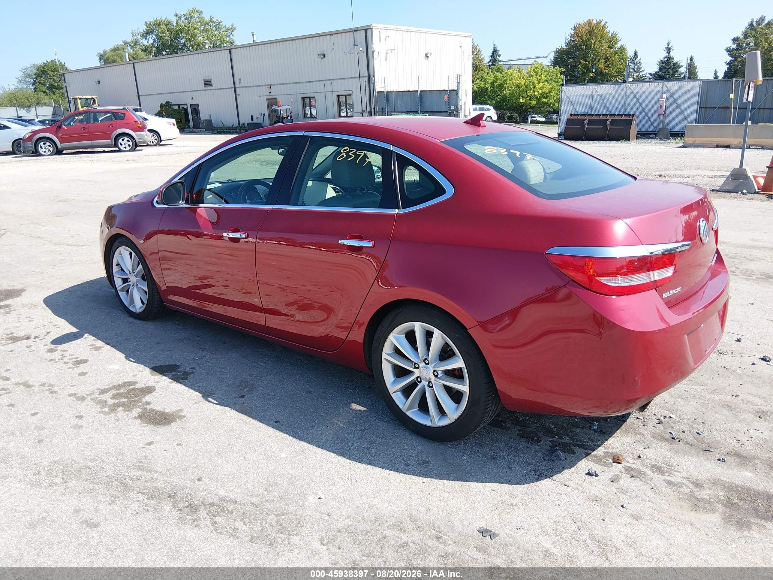 2013 Buick Verano   Red vin: 1G4PP5SK3D4241776