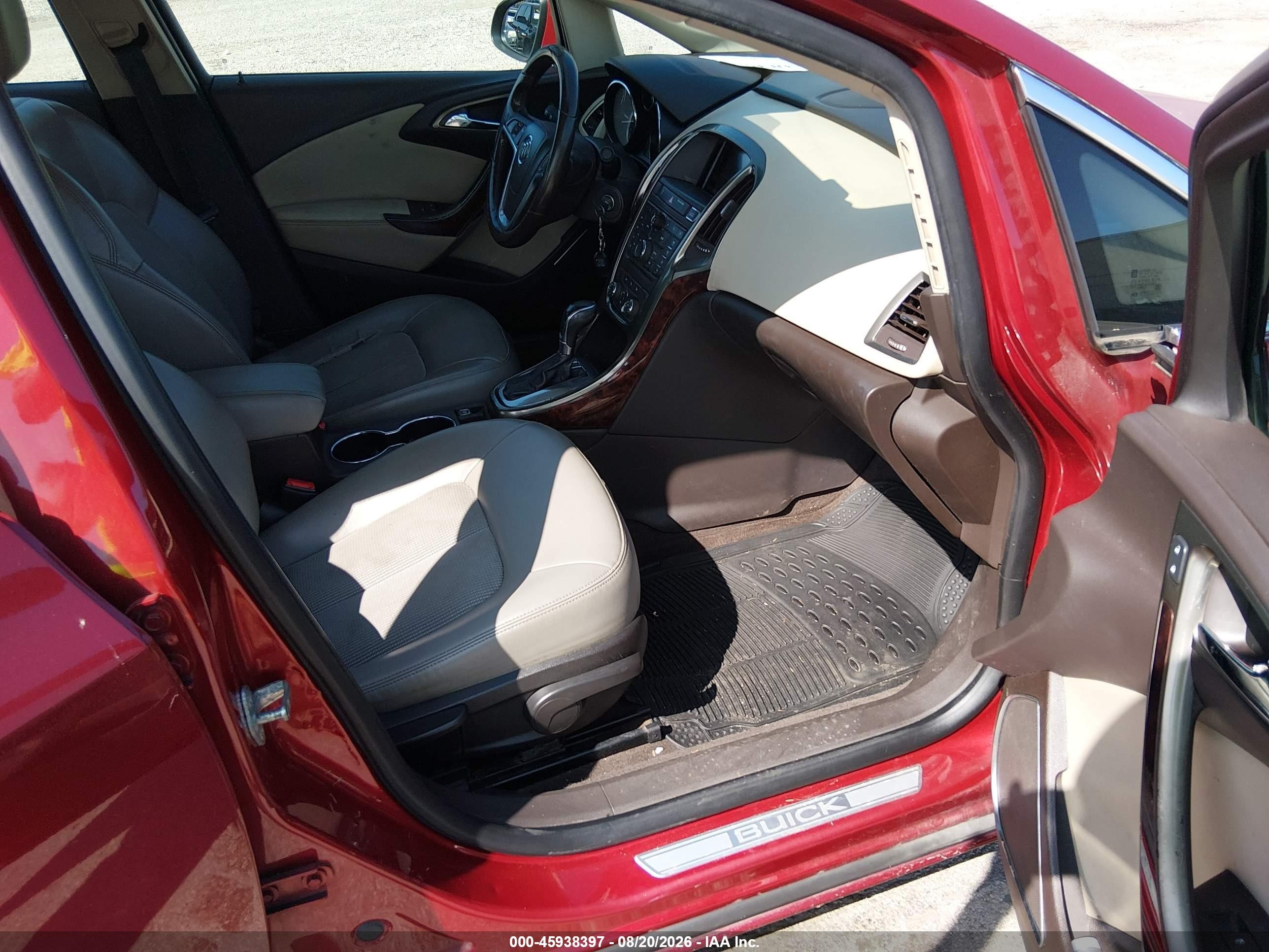 2013 Buick Verano   Red vin: 1G4PP5SK3D4241776