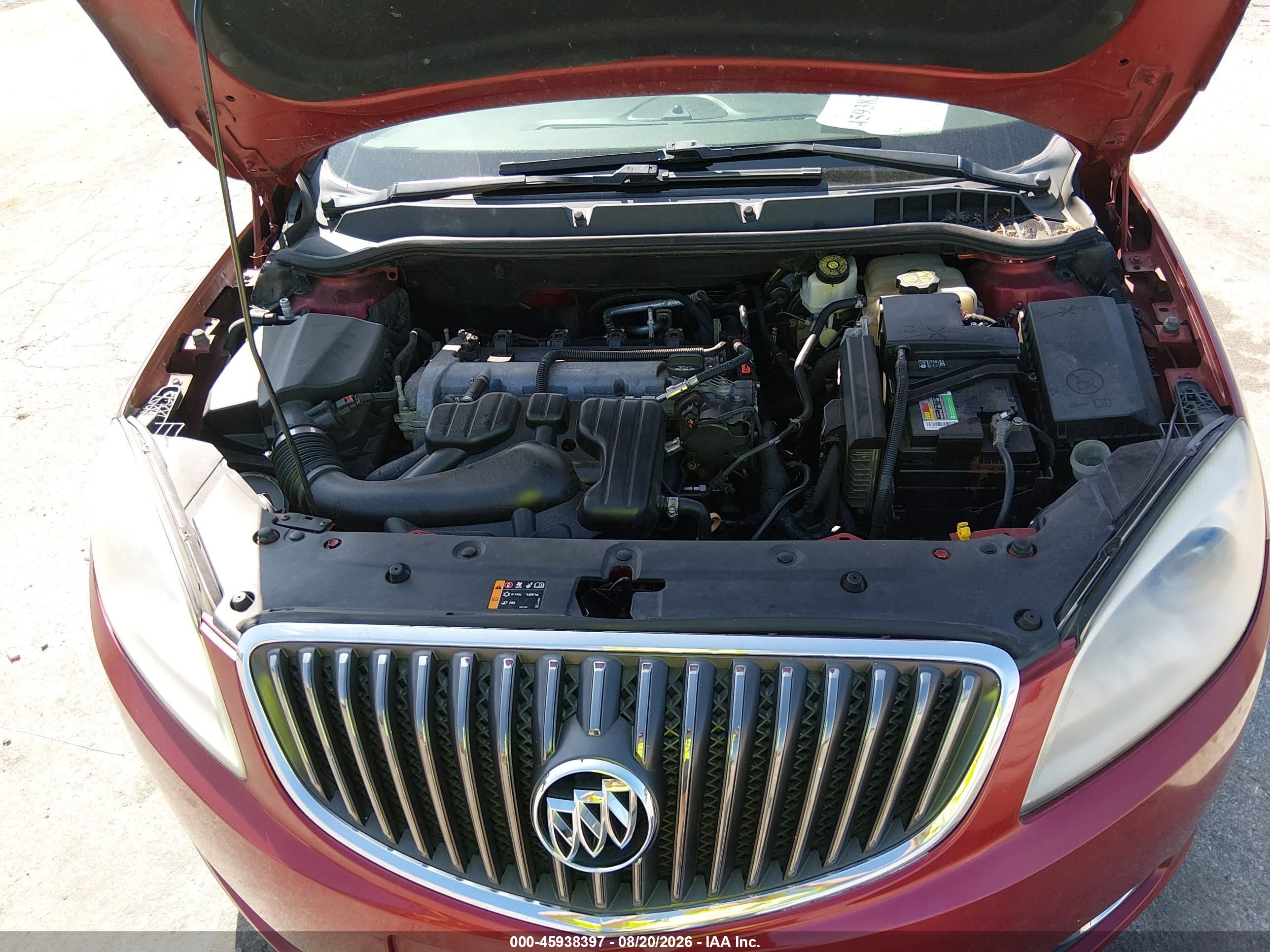 2013 Buick Verano   Red vin: 1G4PP5SK3D4241776