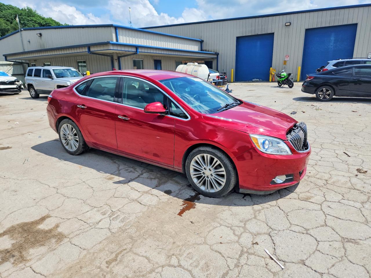 2014 Buick Verano Burgundy vin: 1G4PP5SK3E4128377