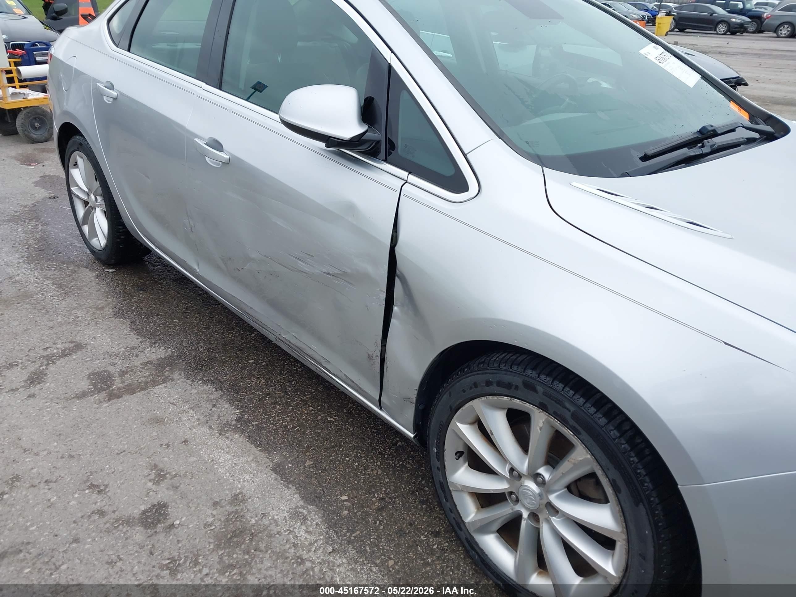 2015 Buick Verano   Silver vin: 1G4PP5SK3F4107997