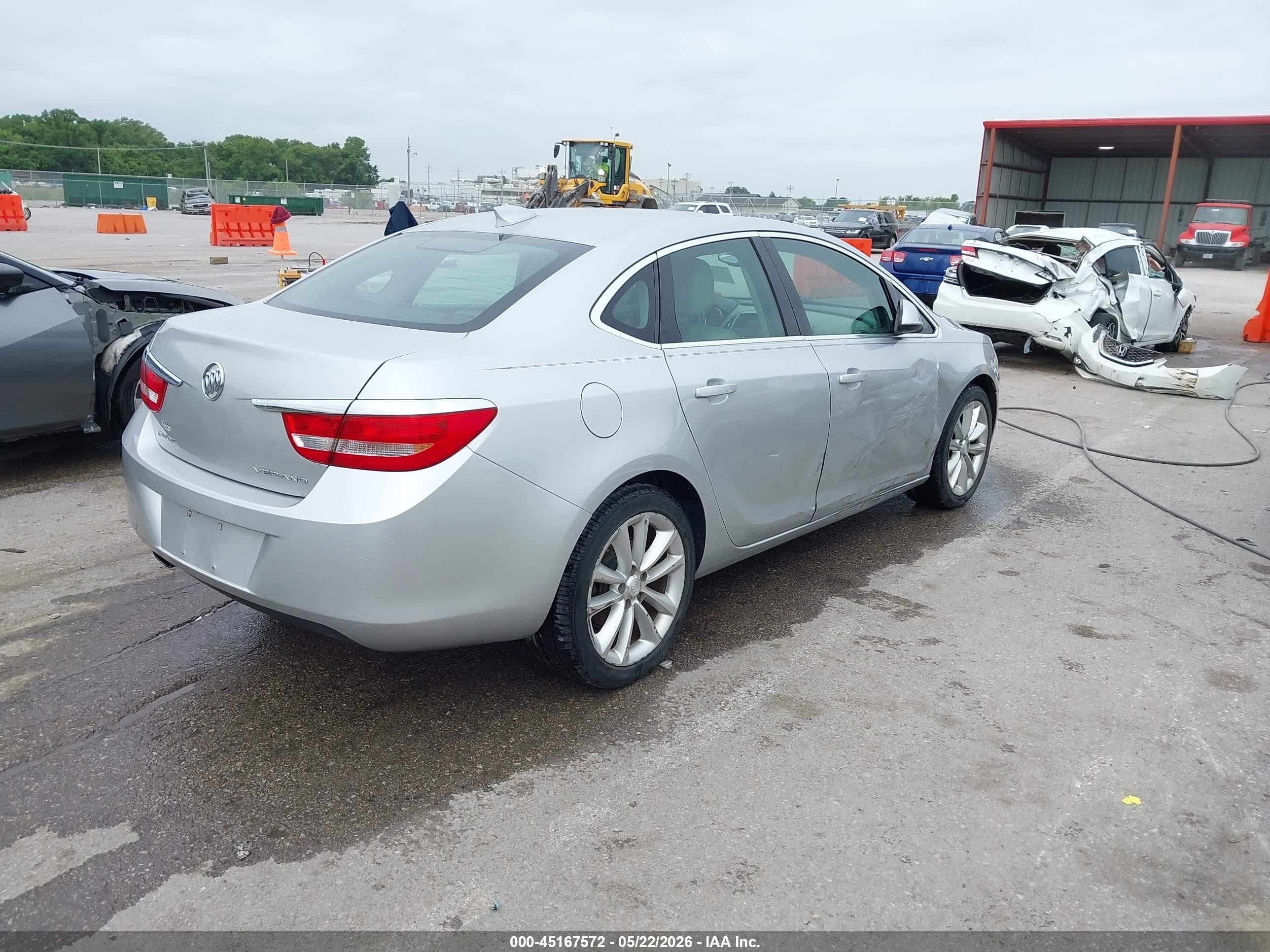 2015 Buick Verano   Silver vin: 1G4PP5SK3F4107997