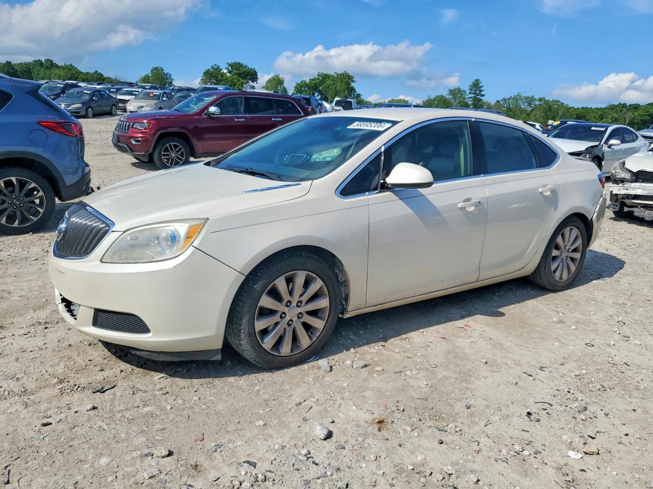 2015 Buick Verano White vin: 1G4PP5SK3F4167973