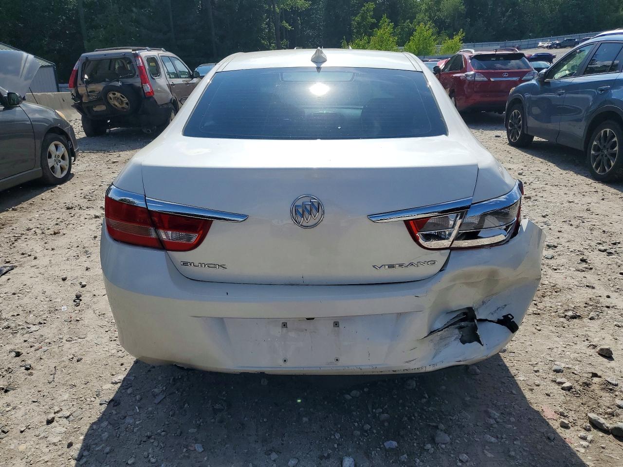 2015 Buick Verano White vin: 1G4PP5SK3F4167973