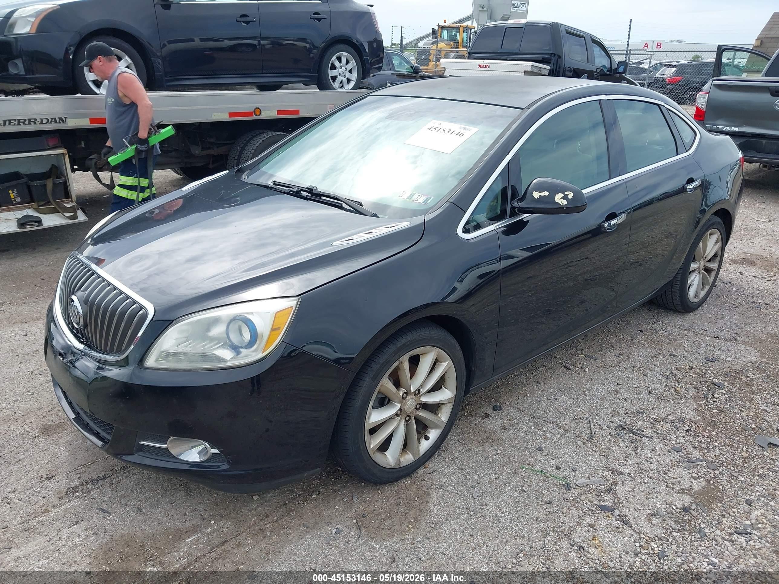 2012 Buick Verano   Черный vin: 1G4PP5SK4C4161675