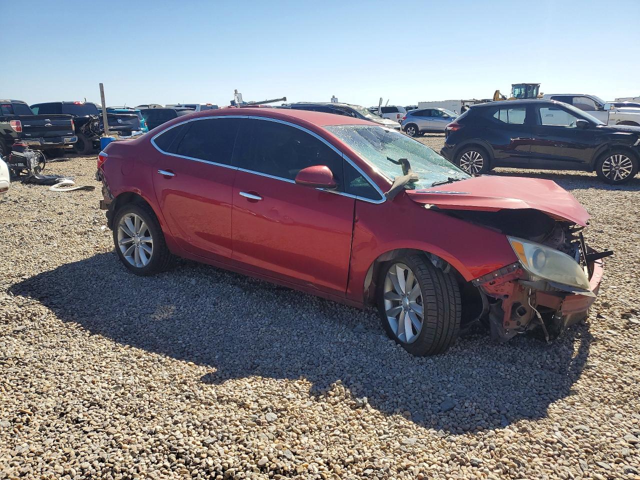 2012 Buick Verano Red vin: 1G4PP5SK4C4166360