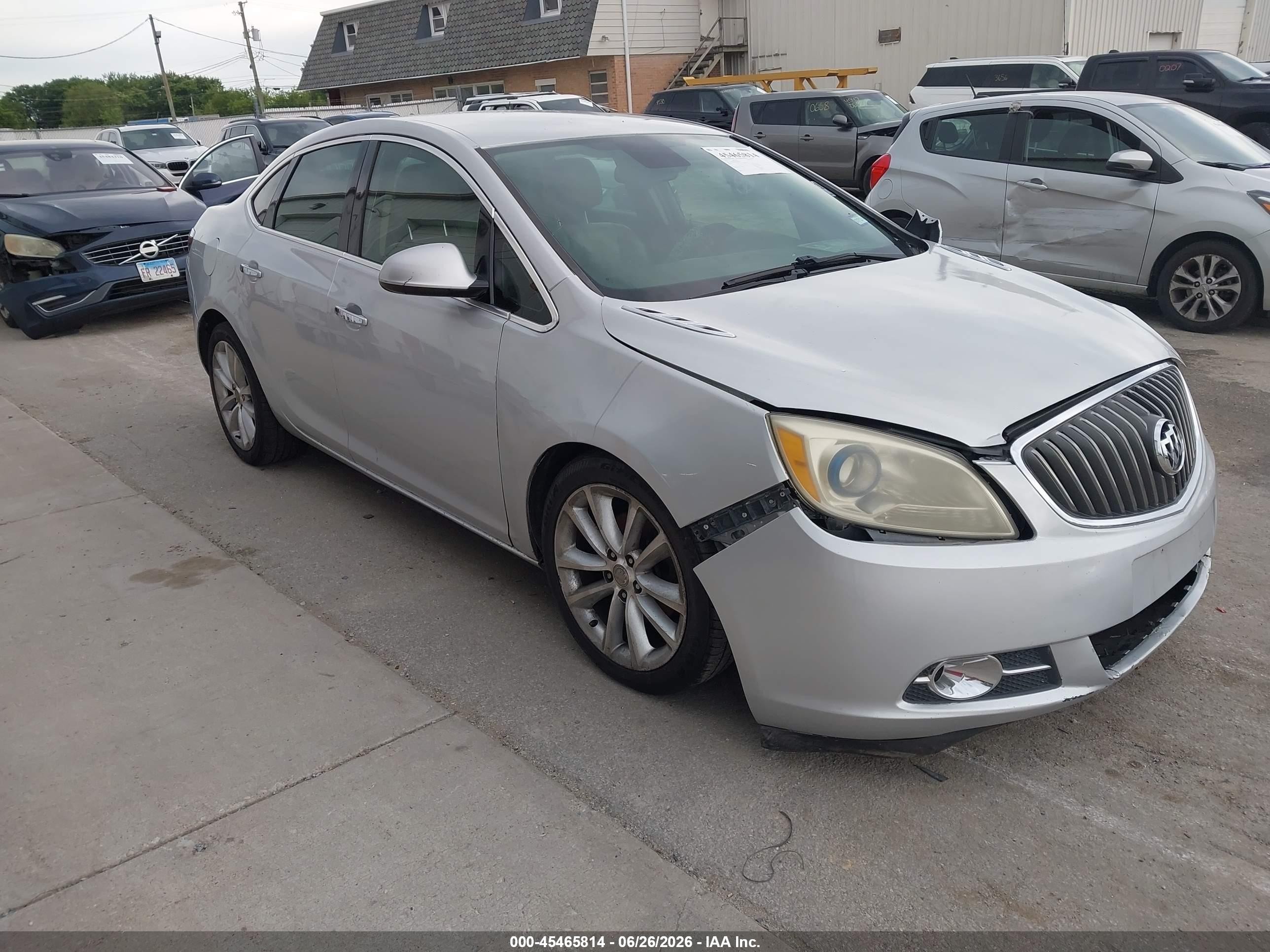 2013 Buick Verano   Silver vin: 1G4PP5SK4D4228177