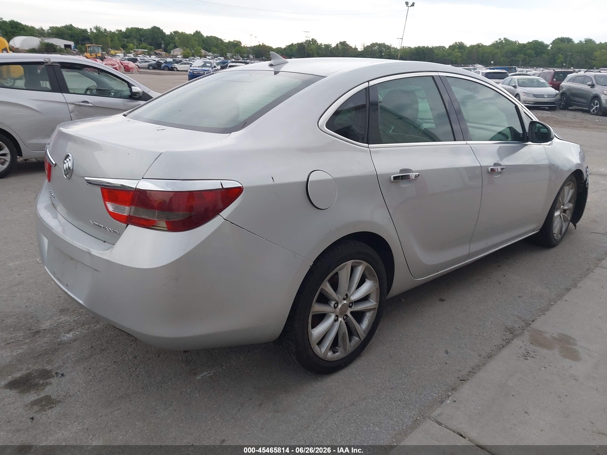 2013 Buick Verano   Silver vin: 1G4PP5SK4D4228177