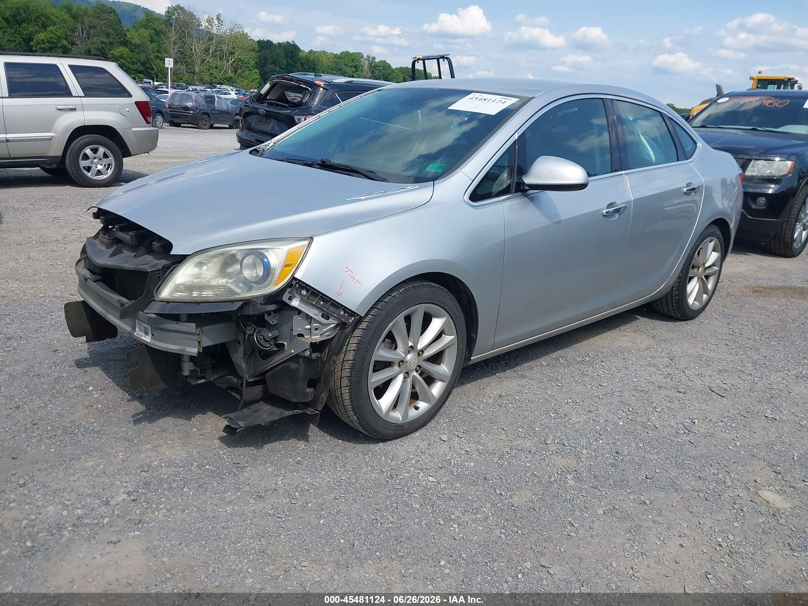 2013 Buick Verano   Silver vin: 1G4PP5SK4D4256965