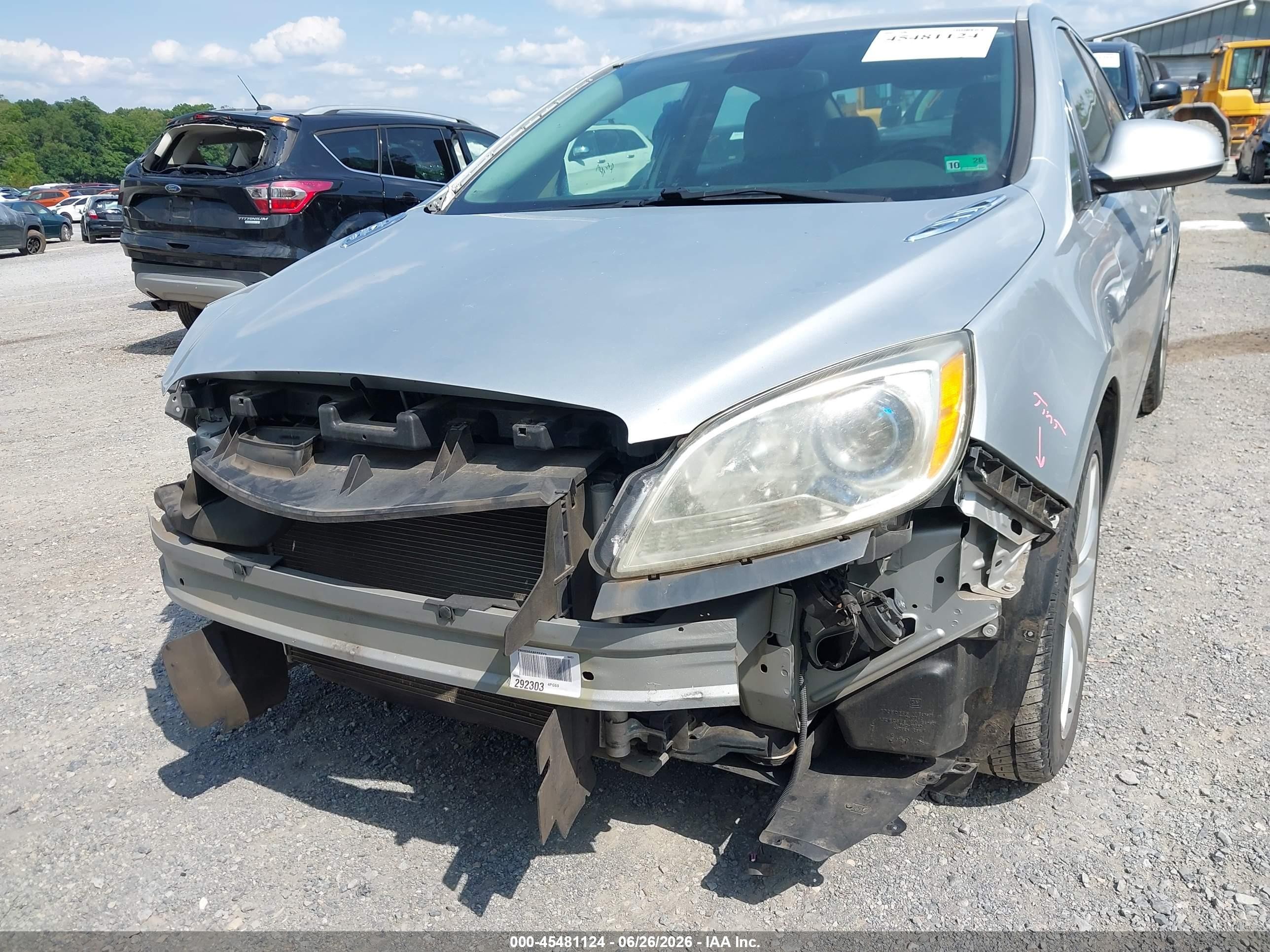 2013 Buick Verano   Silver vin: 1G4PP5SK4D4256965