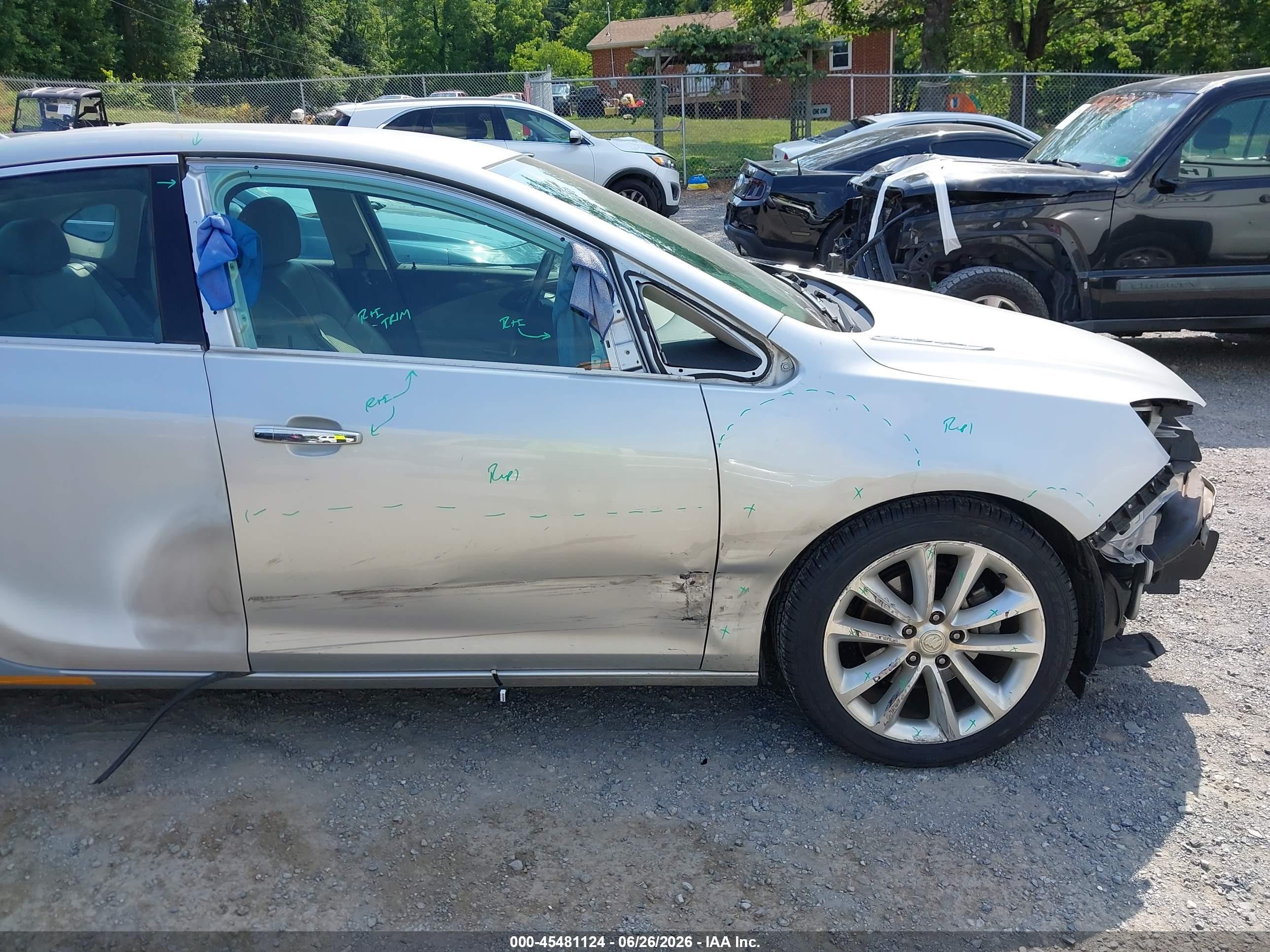 2013 Buick Verano   Silver vin: 1G4PP5SK4D4256965