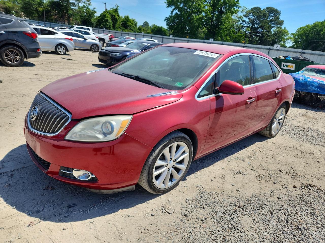 2014 Buick Verano Burgundy vin: 1G4PP5SK4E4139825