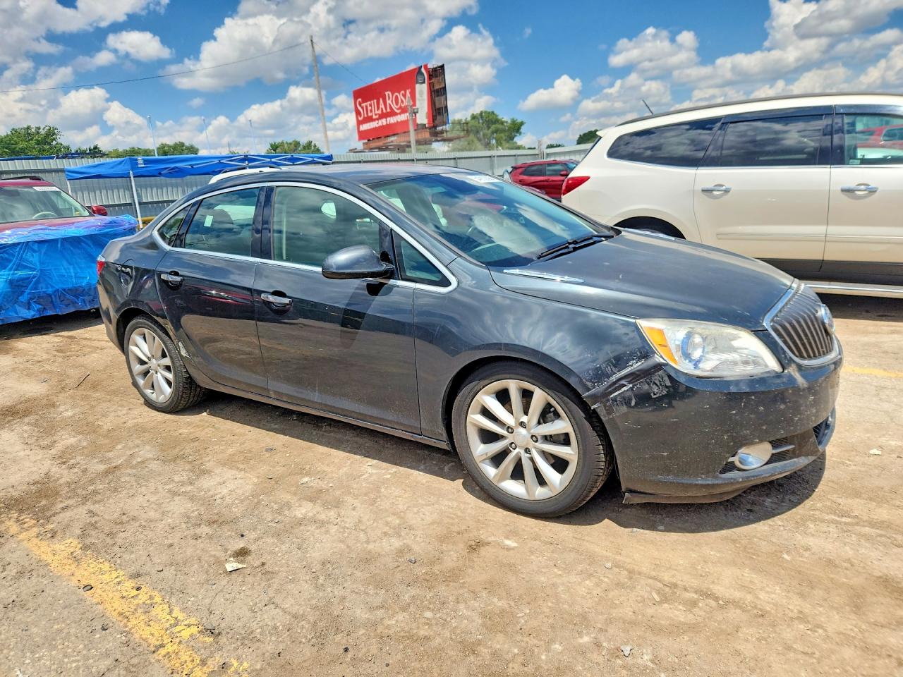2014 Buick Verano Gray vin: 1G4PP5SK5E4121219