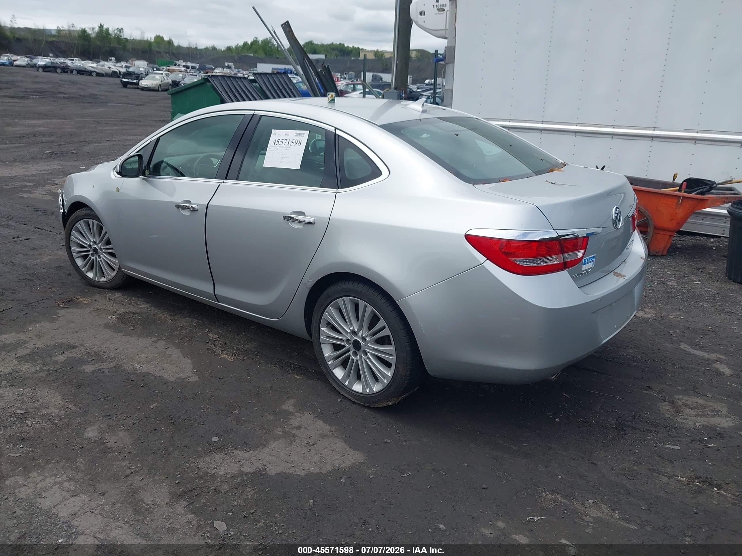 2014 Buick Verano   Silver vin: 1G4PP5SK5E4157914