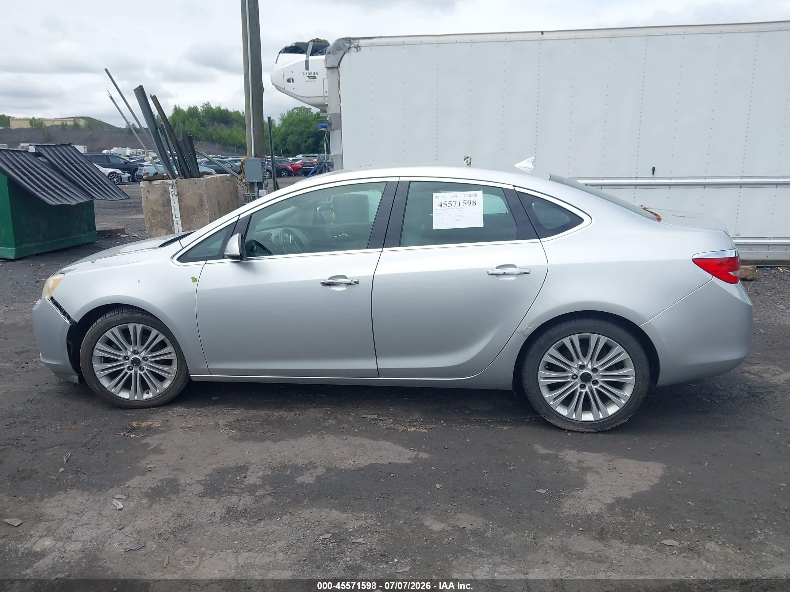 2014 Buick Verano   Silver vin: 1G4PP5SK5E4157914