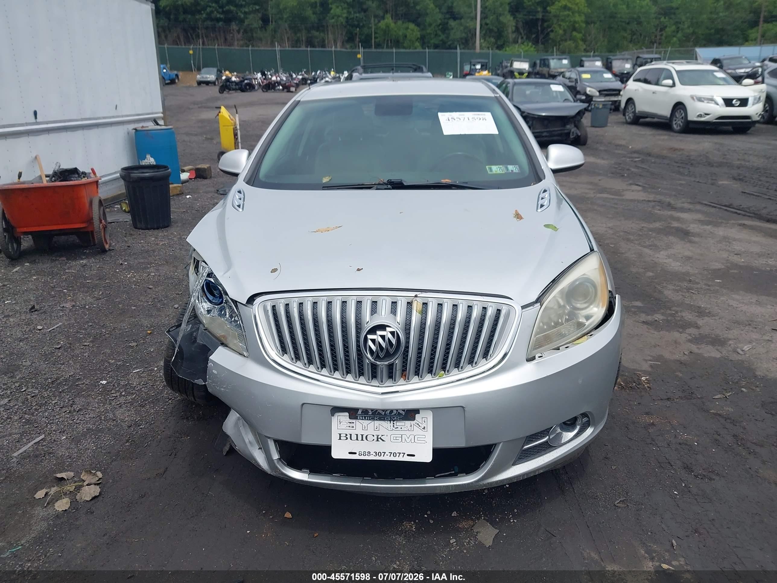 2014 Buick Verano   Silver vin: 1G4PP5SK5E4157914